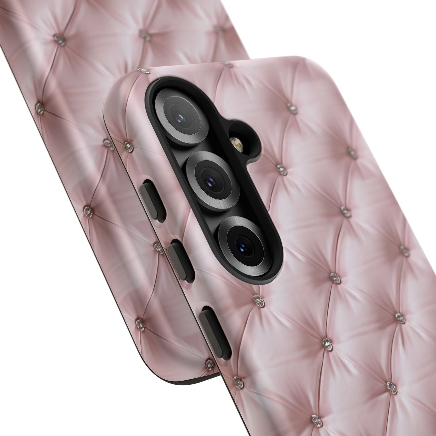 Luxury Pink Quilted Phone Case - Tough Cases for Stylish Protection