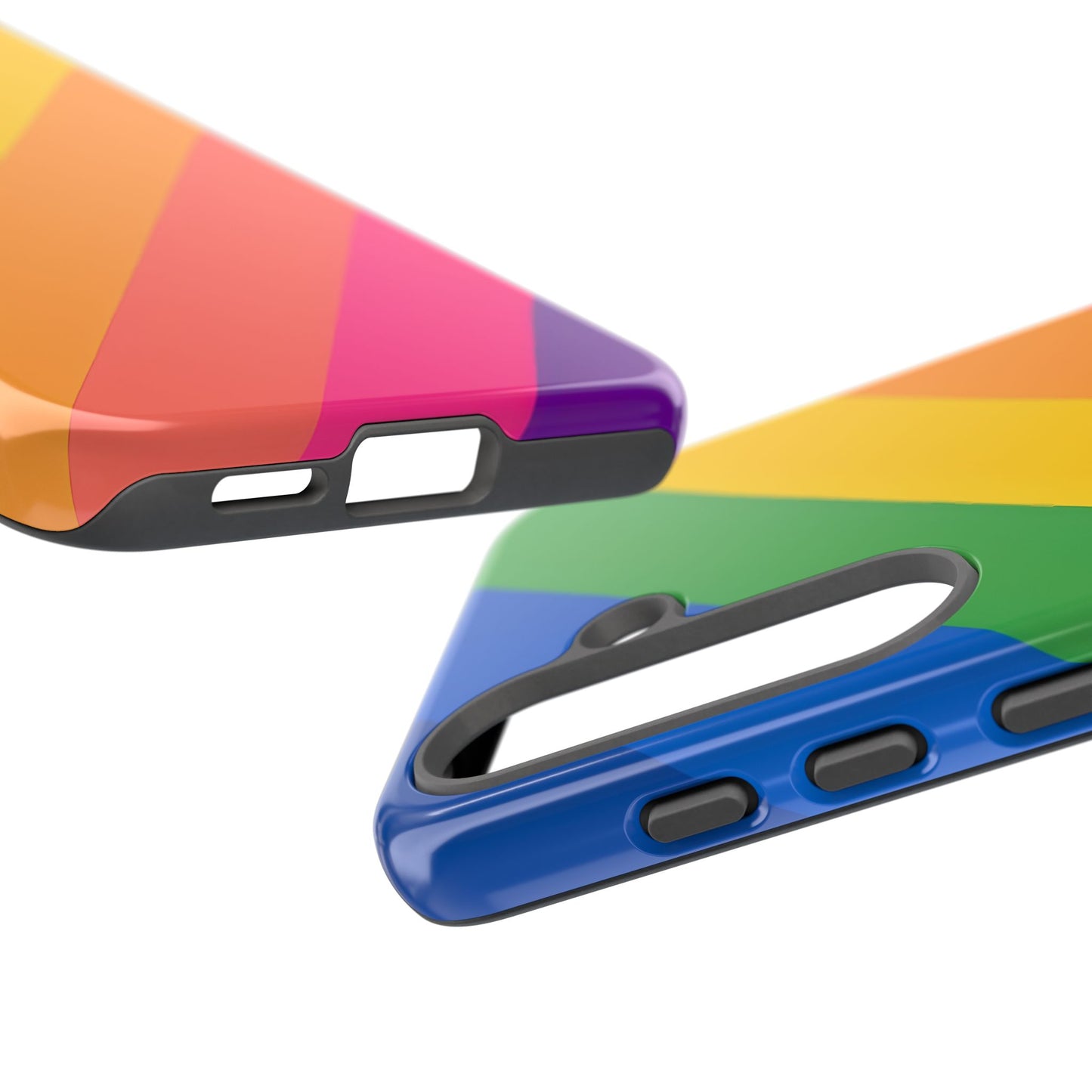 Vibrant Rainbow Phone Case - Tough & Stylish