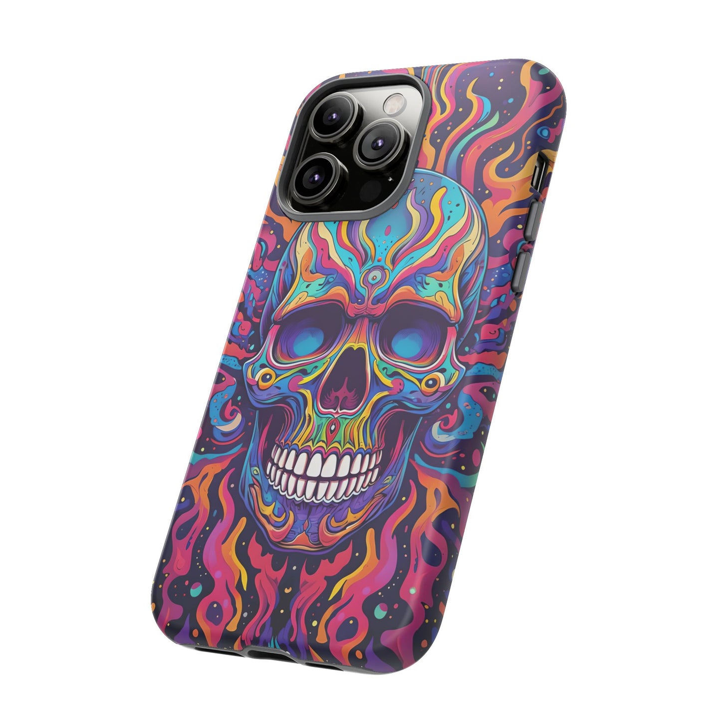 Colorful Skull Phone Case - Tough Cases for Bold Personalities