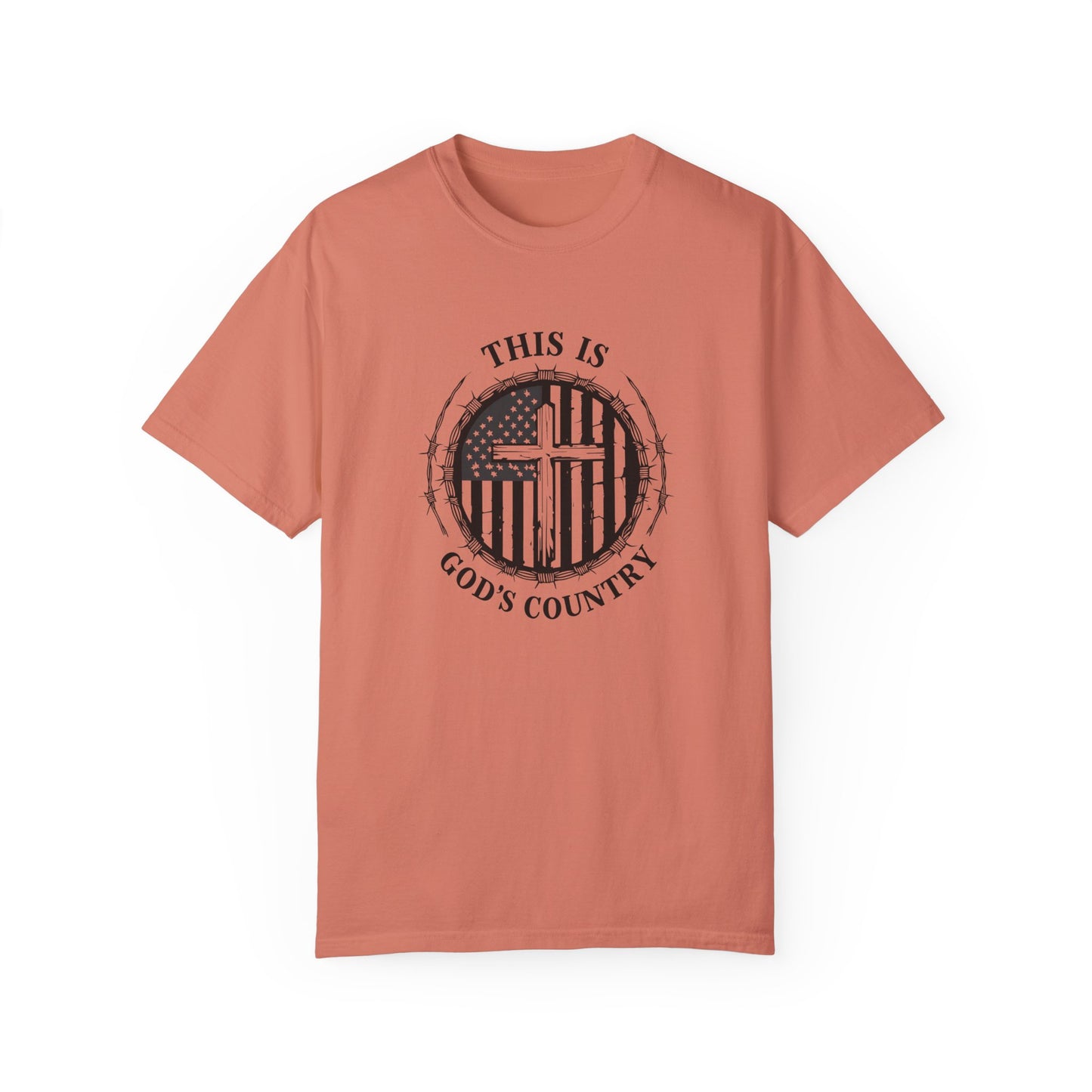 Unisex God’s Country Graphic T-Shirt - Patriotic Design