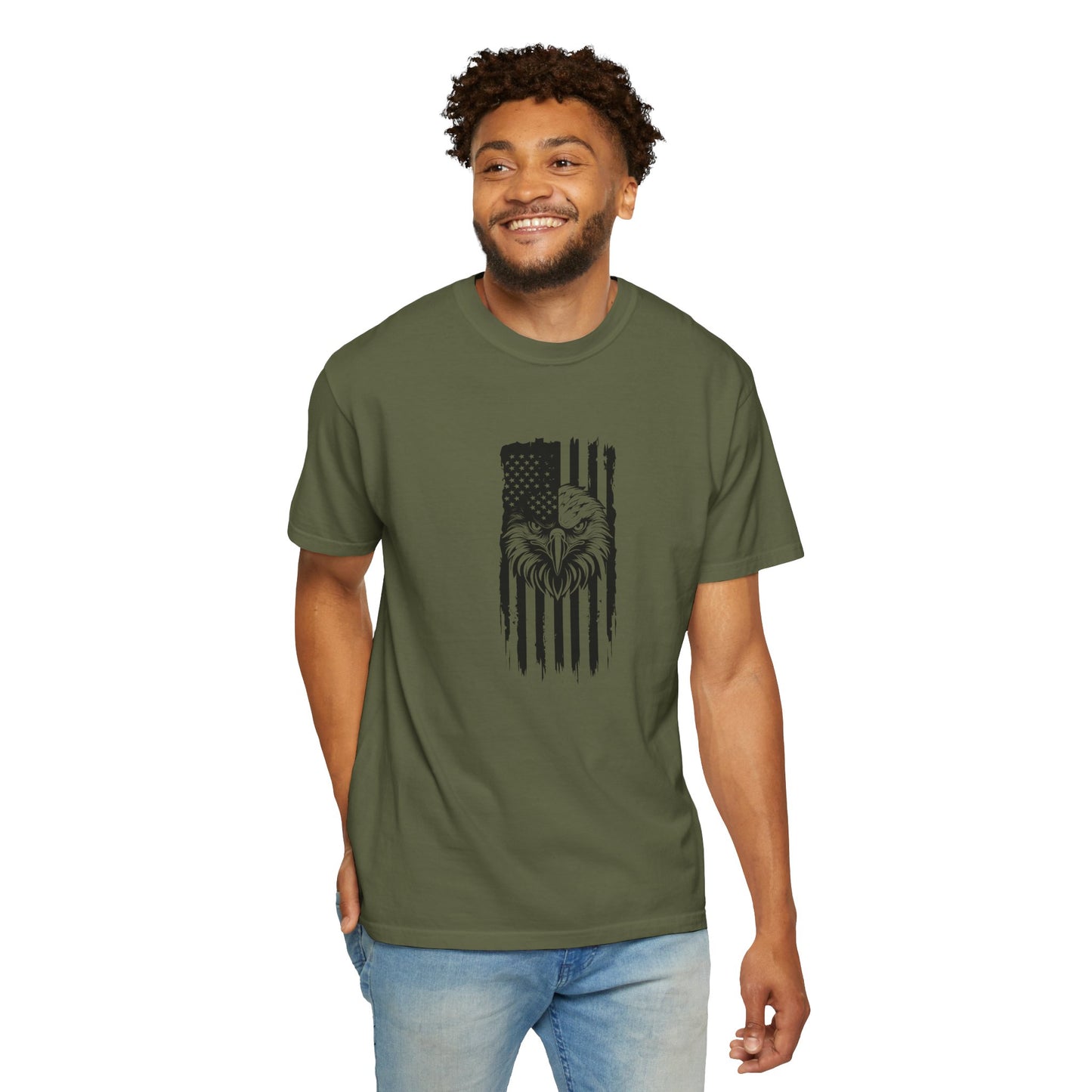 Patriotic Lion Graphic Unisex T-Shirt - Perfect for All Occasions