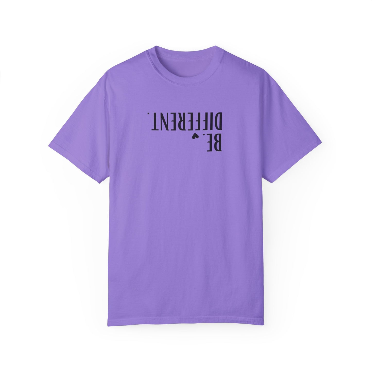 Unisex Garment-Dyed 'Be Different' T-shirt - Comfortable & Casual Style
