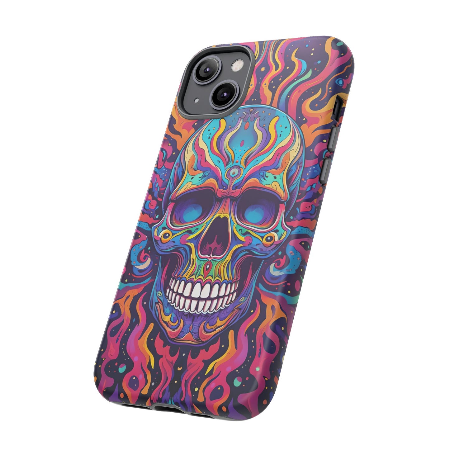 Colorful Skull Phone Case - Tough Cases for Bold Personalities