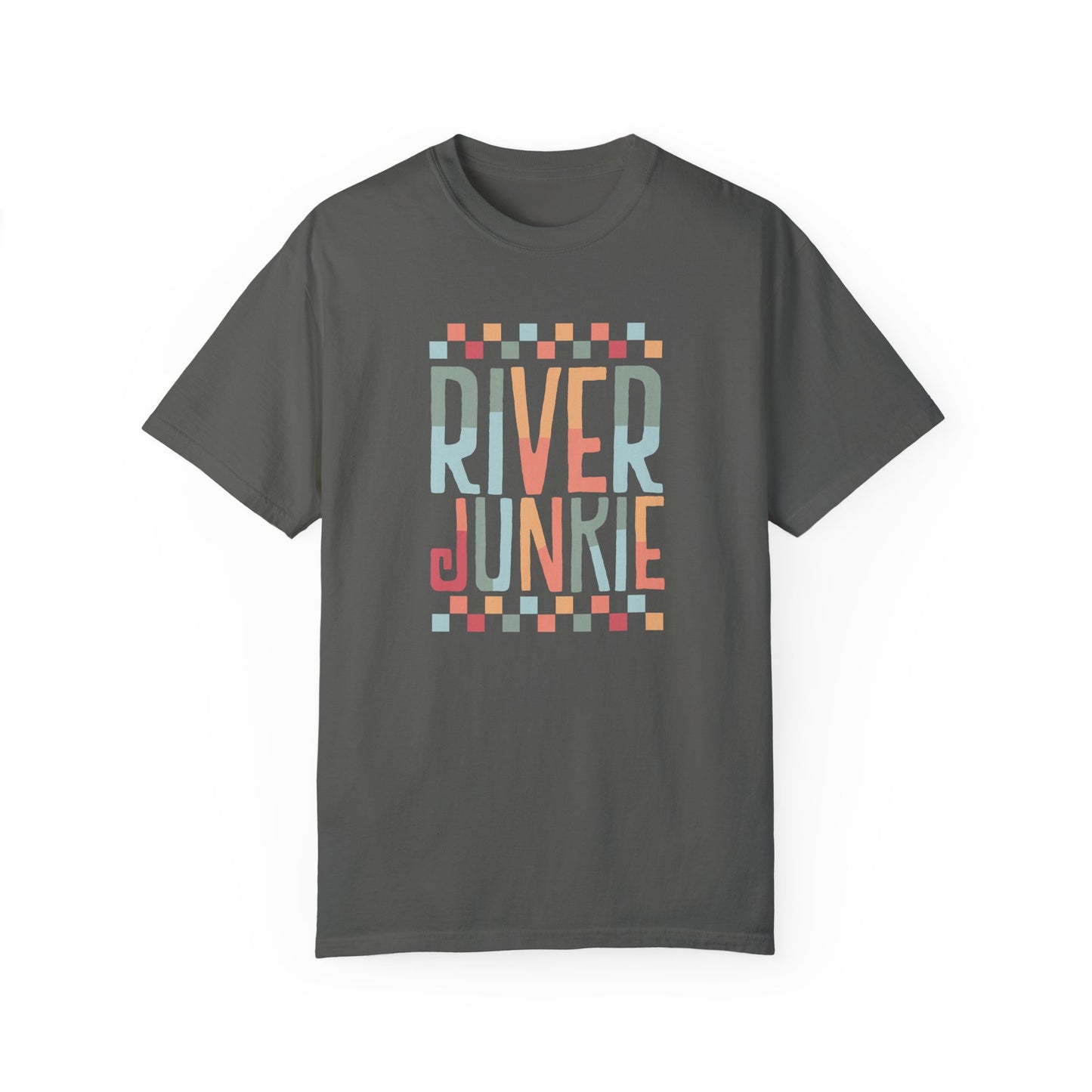 River Junkie Unisex Garment-Dyed T-Shirt - Perfect for Adventure Lovers