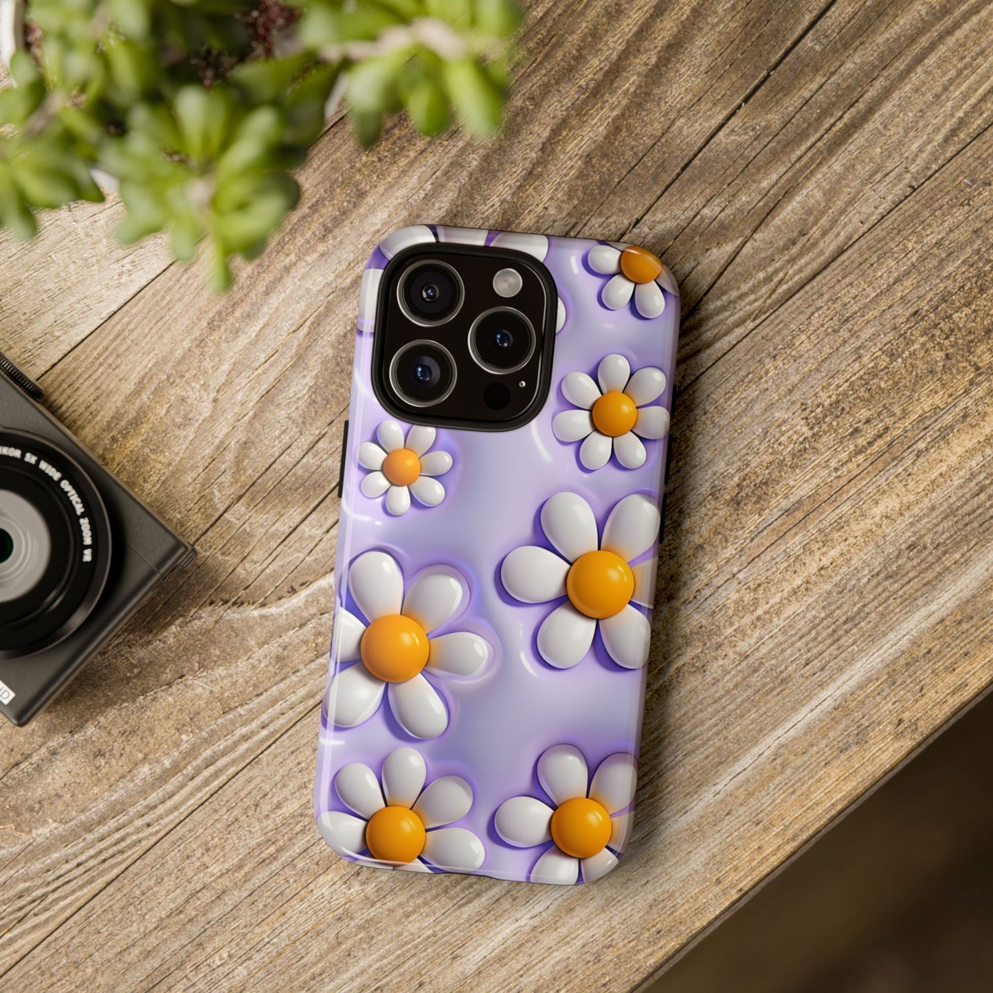Daisy Floral Phone Case - Tough Cases for Flower Power Vibes