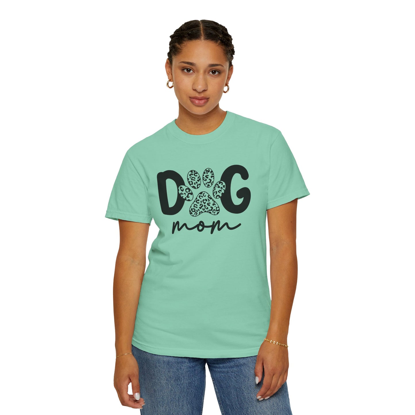 Cute Dog Mom Garment-Dyed T-Shirt | Perfect Gift for Pet Lovers