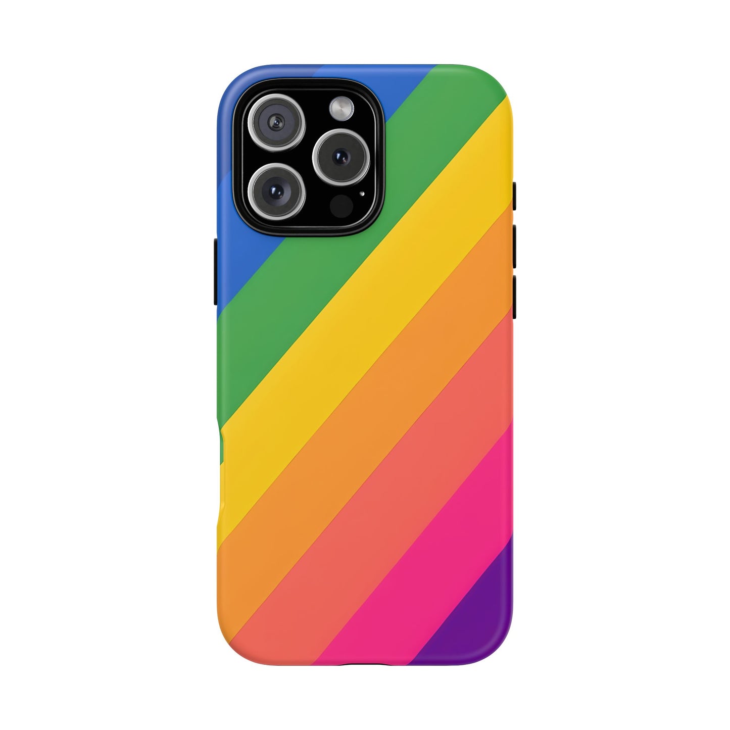 Vibrant Rainbow Phone Case - Tough & Stylish