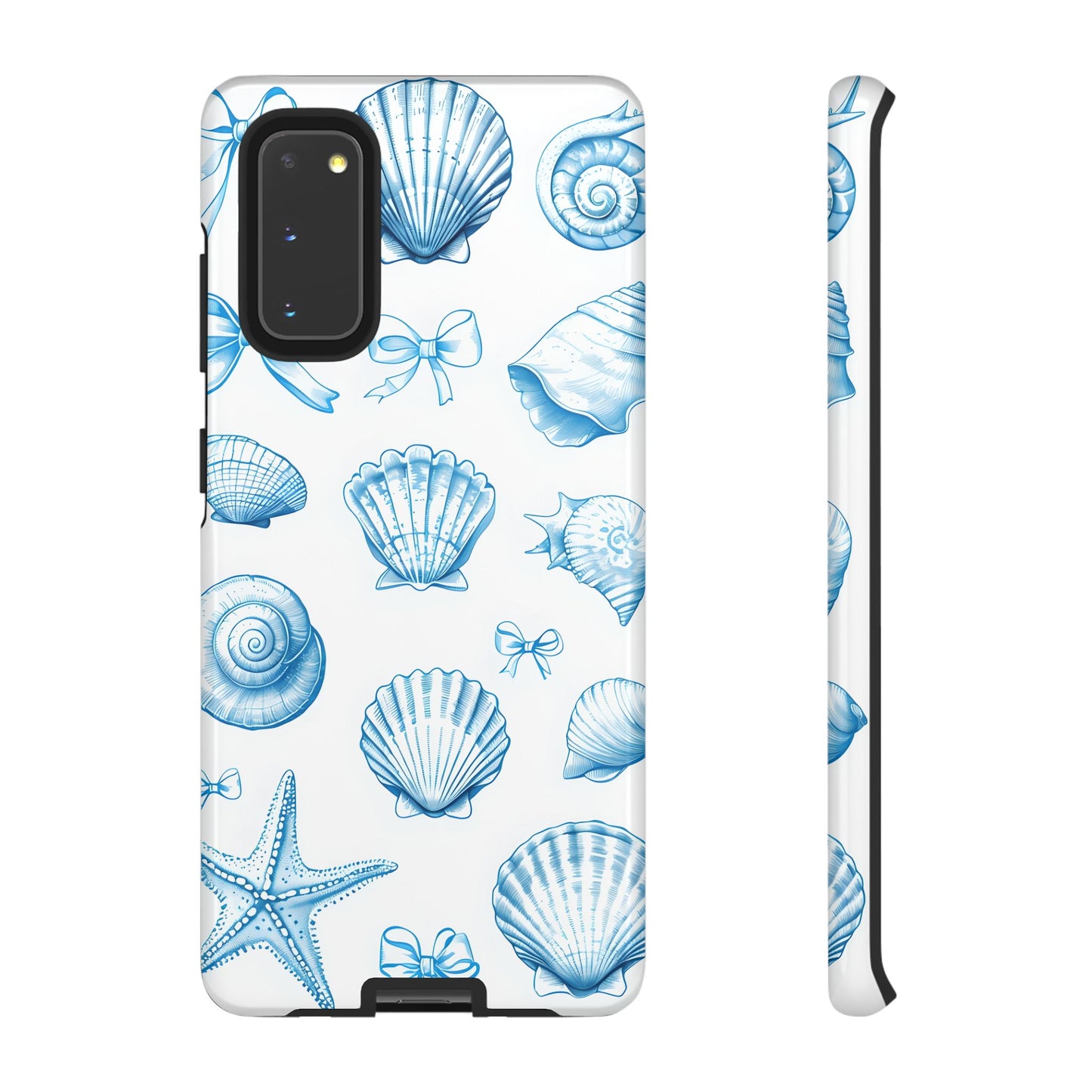 Coquette-Coastal Ocean-Themed Phone Case - Seashell and Starfish Design