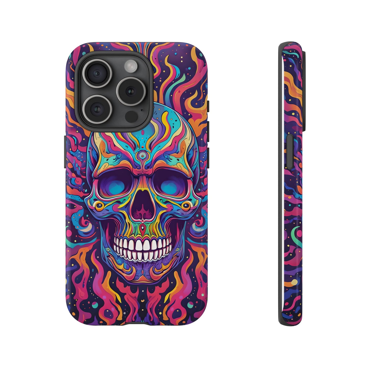 Colorful Skull Phone Case - Tough Cases for Bold Personalities