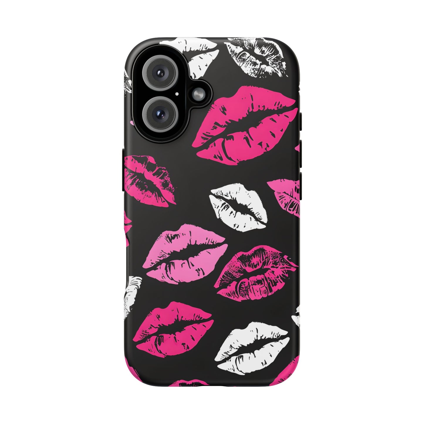 Lips Print iPhone Case - Stylish Tough Phone Cover