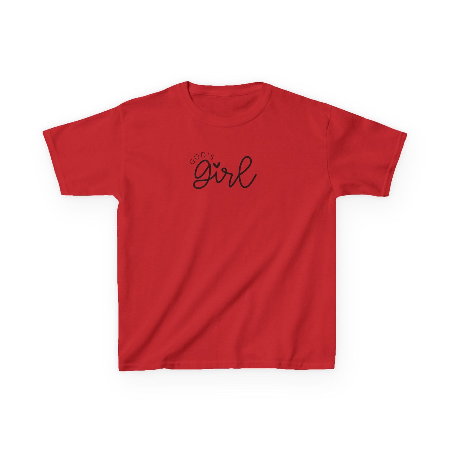 God's Girl Kids Heavy Cotton Tee - Cute and Comfortable T-Shirt for Faith-Inspired Girls