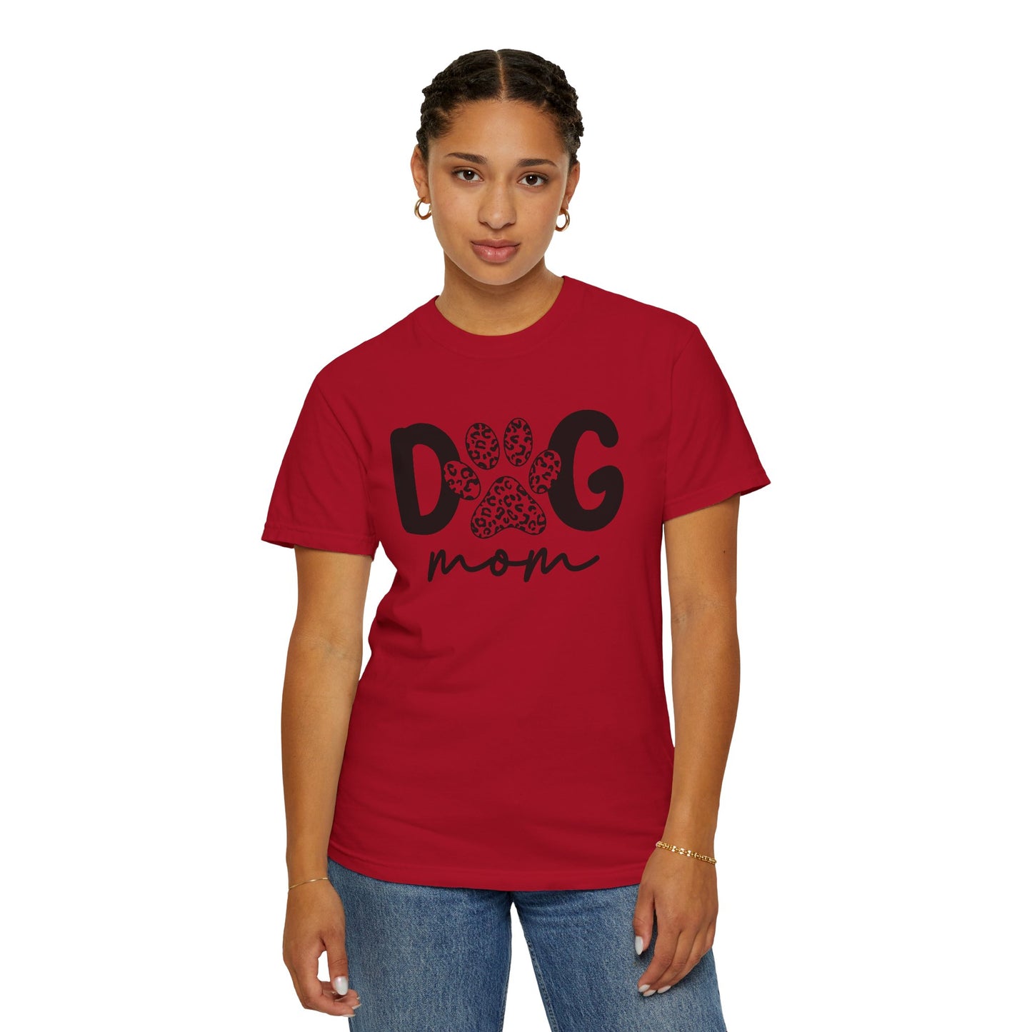 Cute Dog Mom Garment-Dyed T-Shirt | Perfect Gift for Pet Lovers