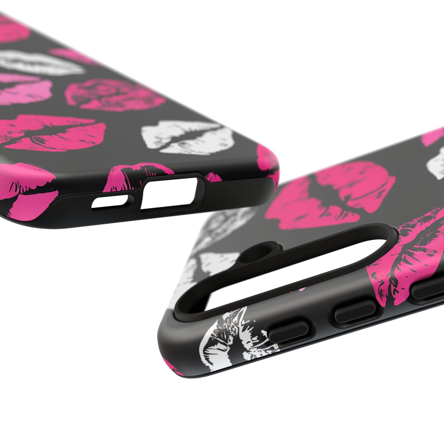 Lips Print iPhone Case - Stylish Tough Phone Cover