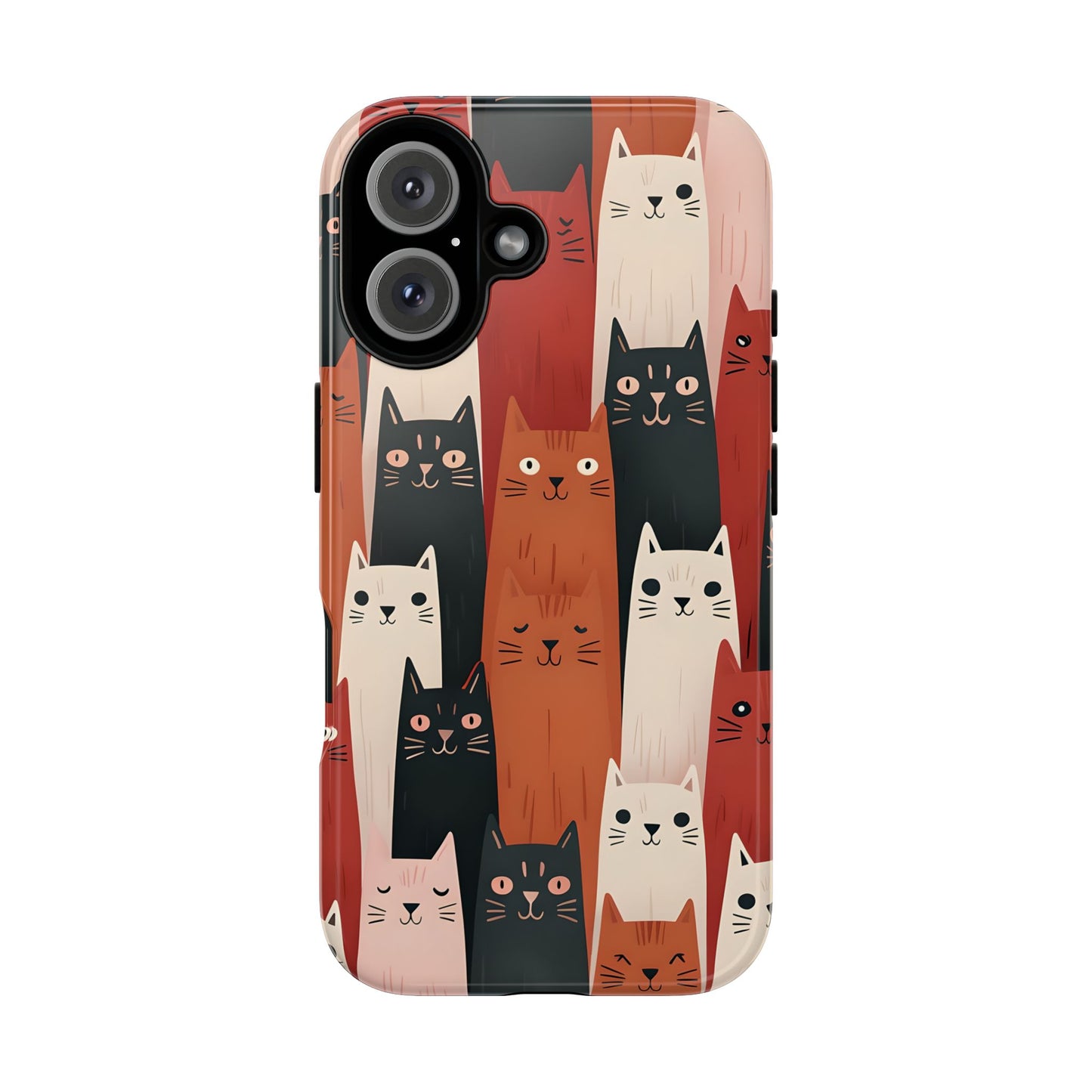 Playful Cat Phone Case - Tough & Stylish Purrfect for Cat Lovers
