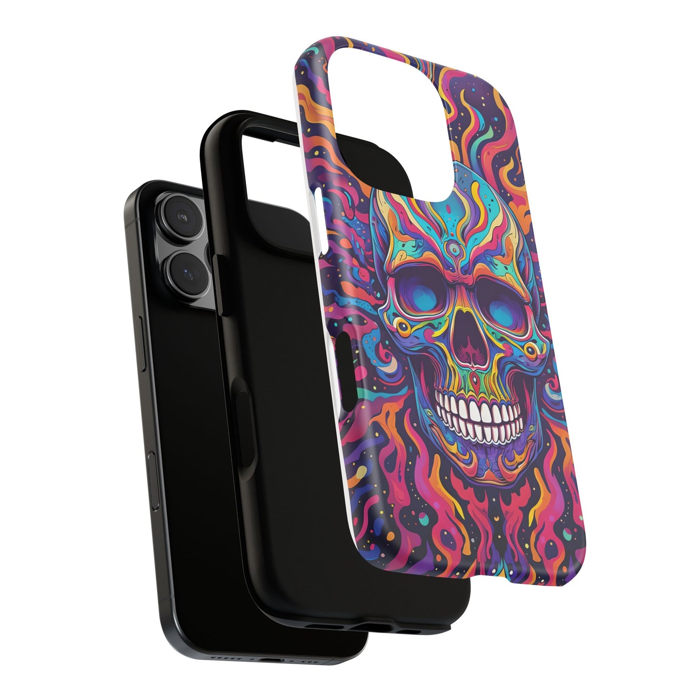Colorful Skull Phone Case - Tough Cases for Bold Personalities