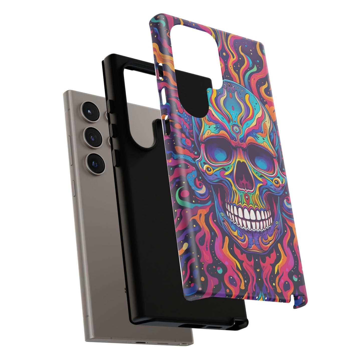 Colorful Skull Phone Case - Tough Cases for Bold Personalities