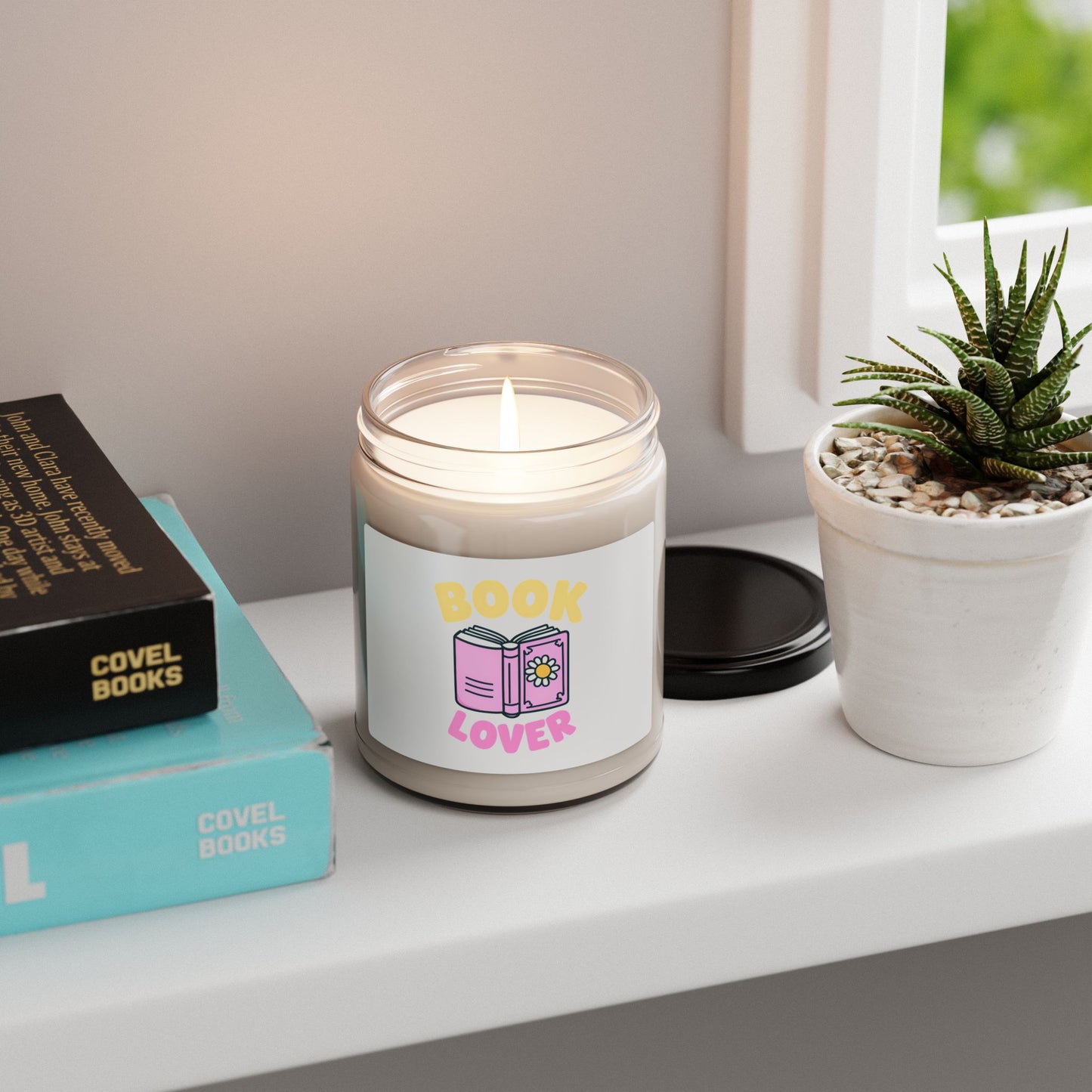 Book Lover Scented Soy Candle - 9oz Aroma for Readers