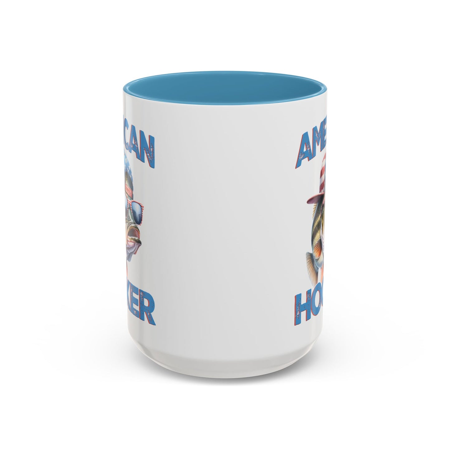 American Hooker Fishing Coffee Mug - 15oz Accent Mug for Anglers
