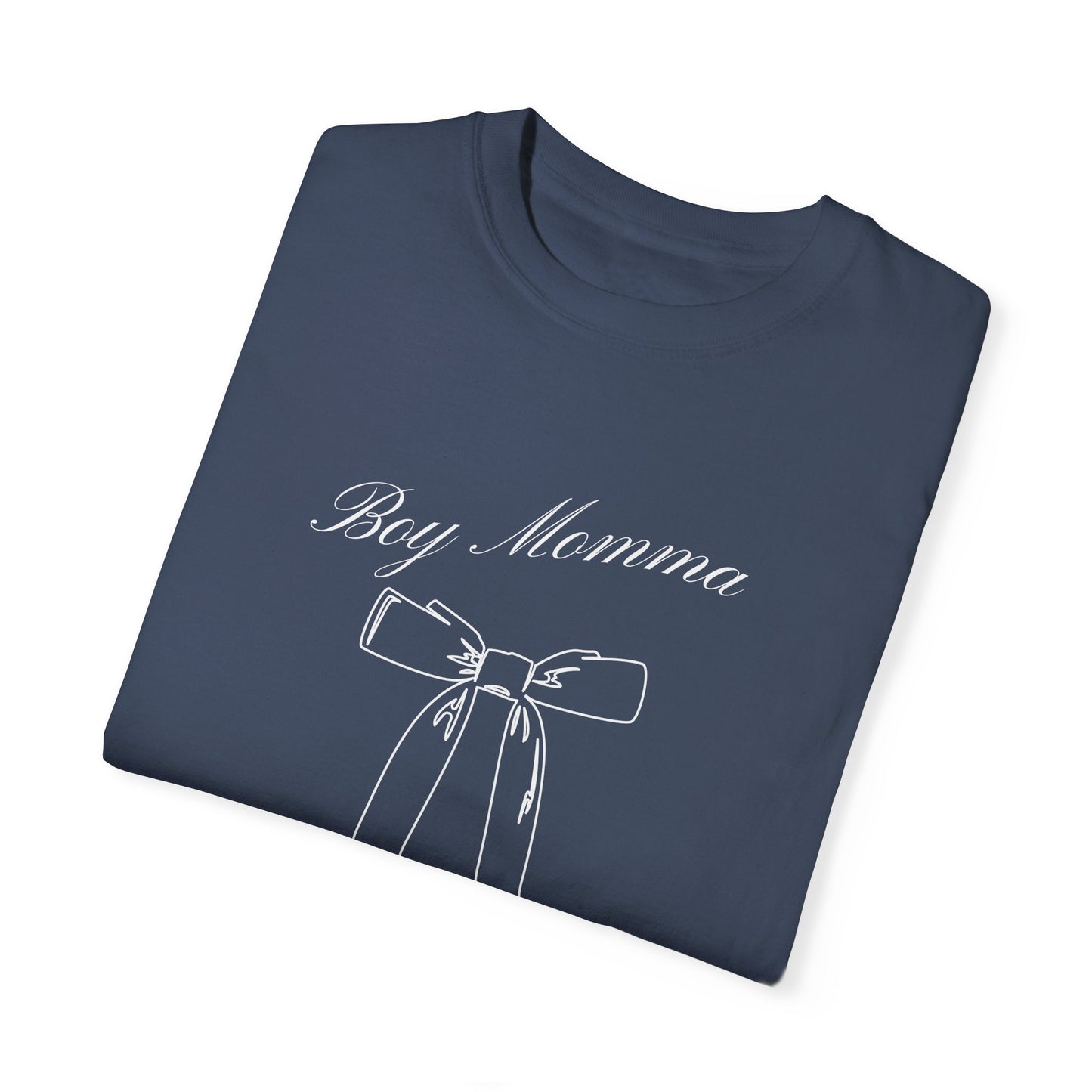 Boy Momma Garment-Dyed Unisex T-Shirt - Perfect Gift for Moms
