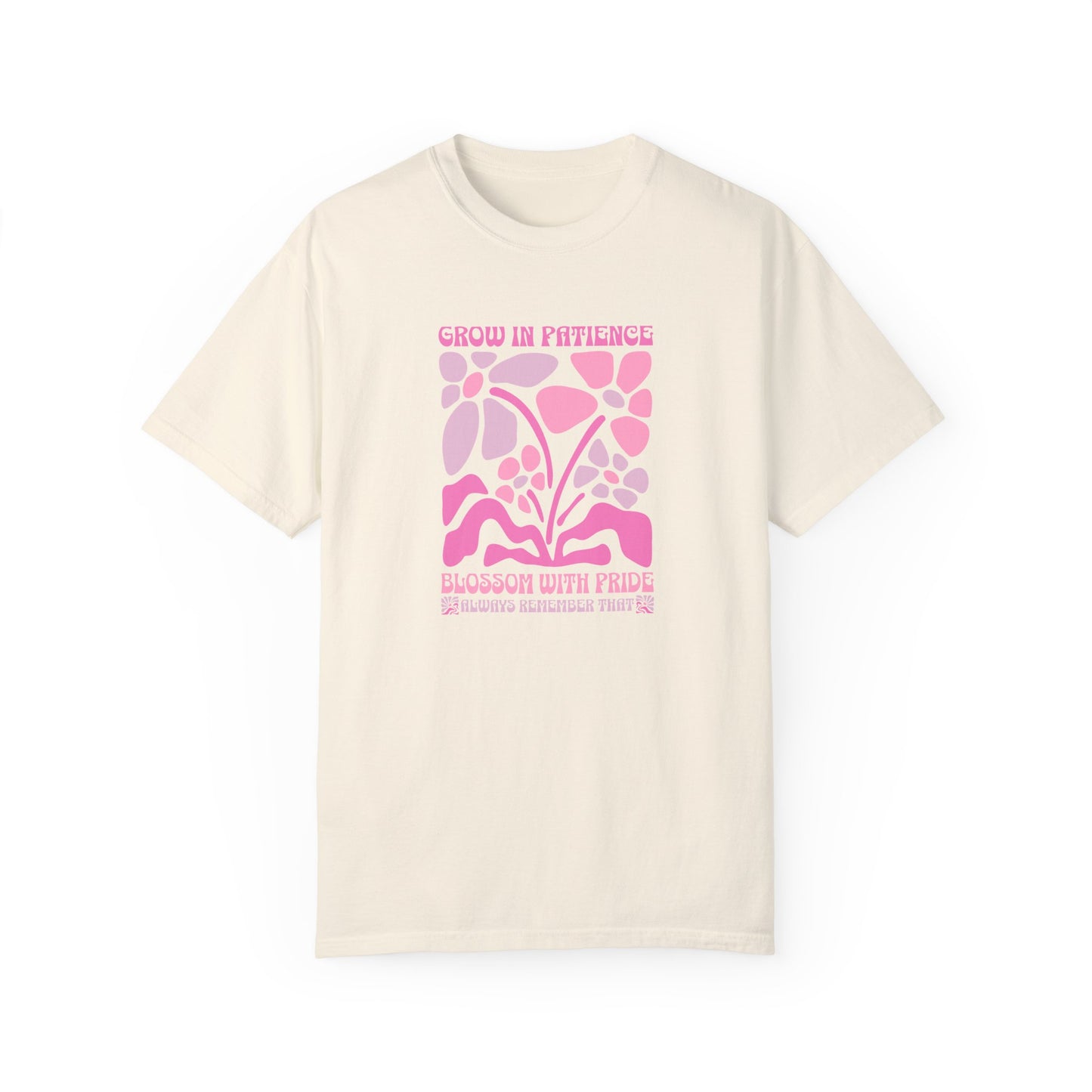 Grow in Patience Unisex Tee - Blossom with Pride Design