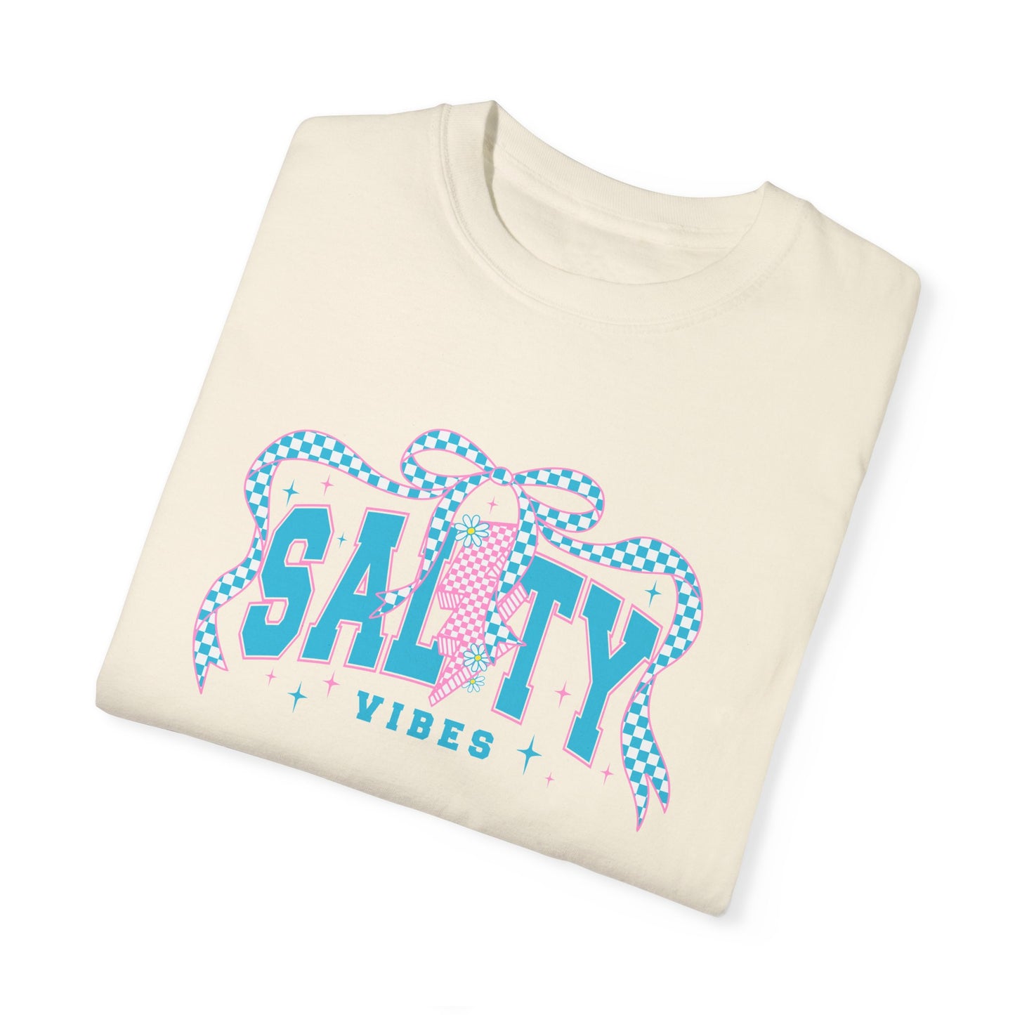 Salty Vibes Unisex Garment-Dyed T-Shirt