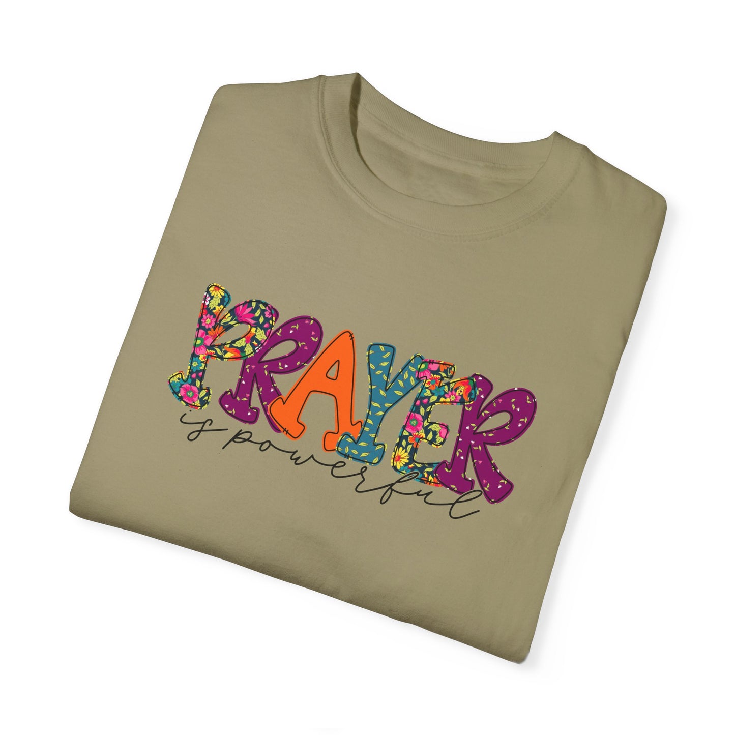Colorful "Prayer is Powerful" Unisex T-Shirt
