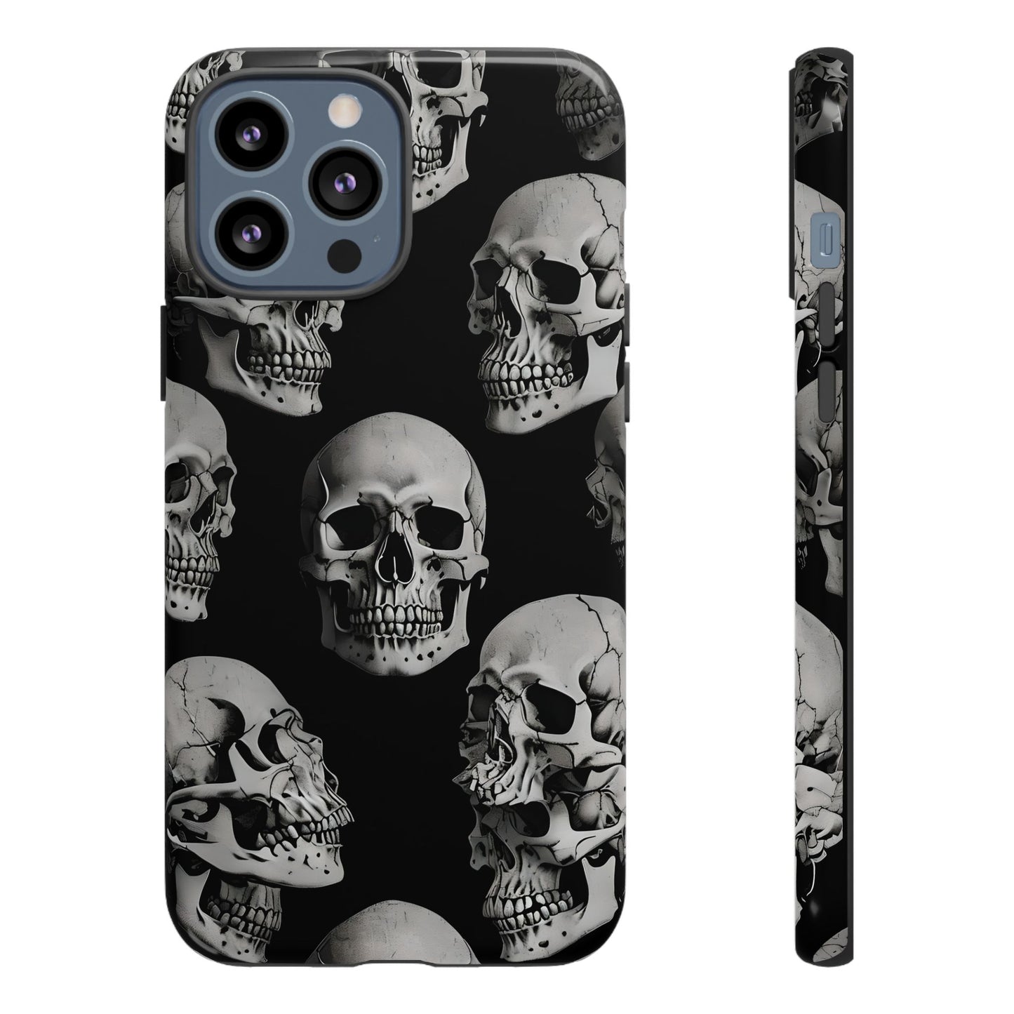 Skull Print Phone Case - Tough Cases for Bold Style