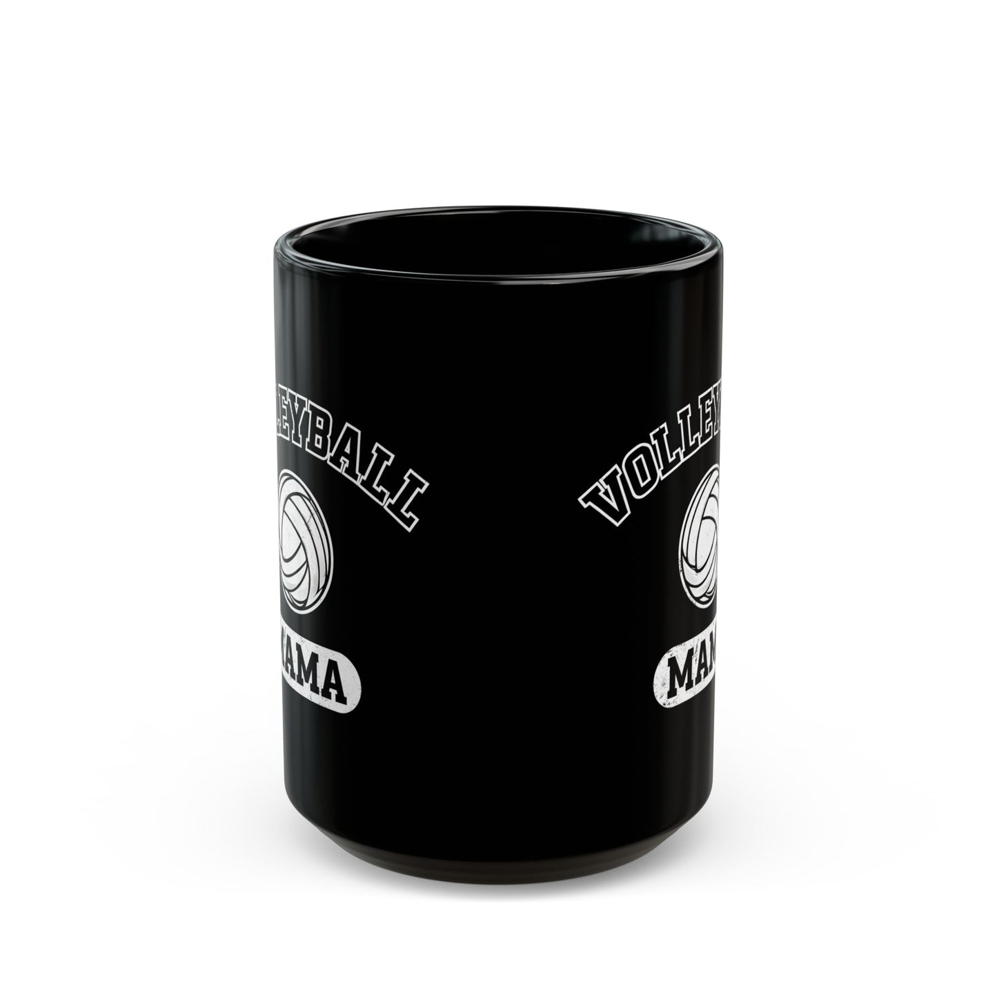 Volleyball Mama Black Mug - Perfect Gift for Volleyball Moms