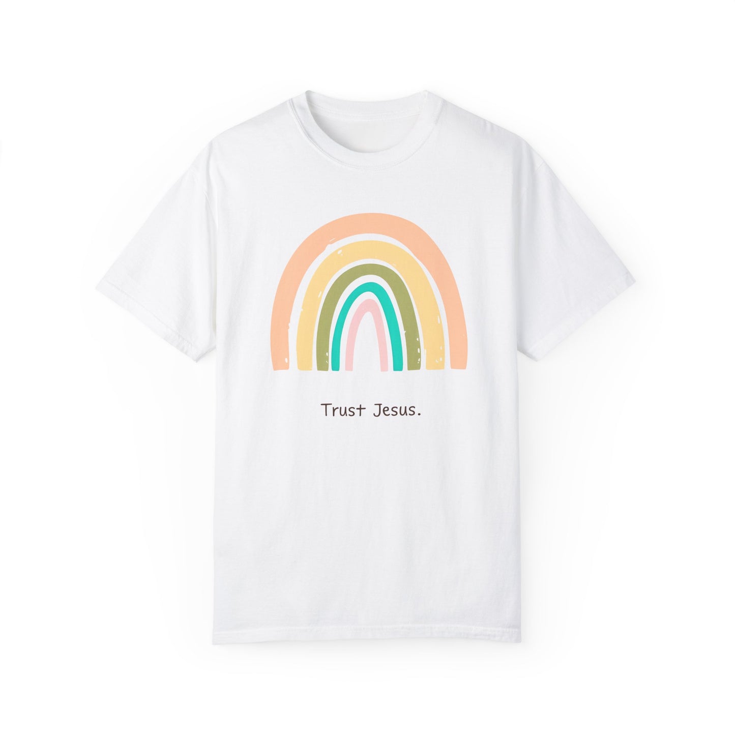 Rainbow Trust Jesus Unisex Garment-Dyed T-Shirt