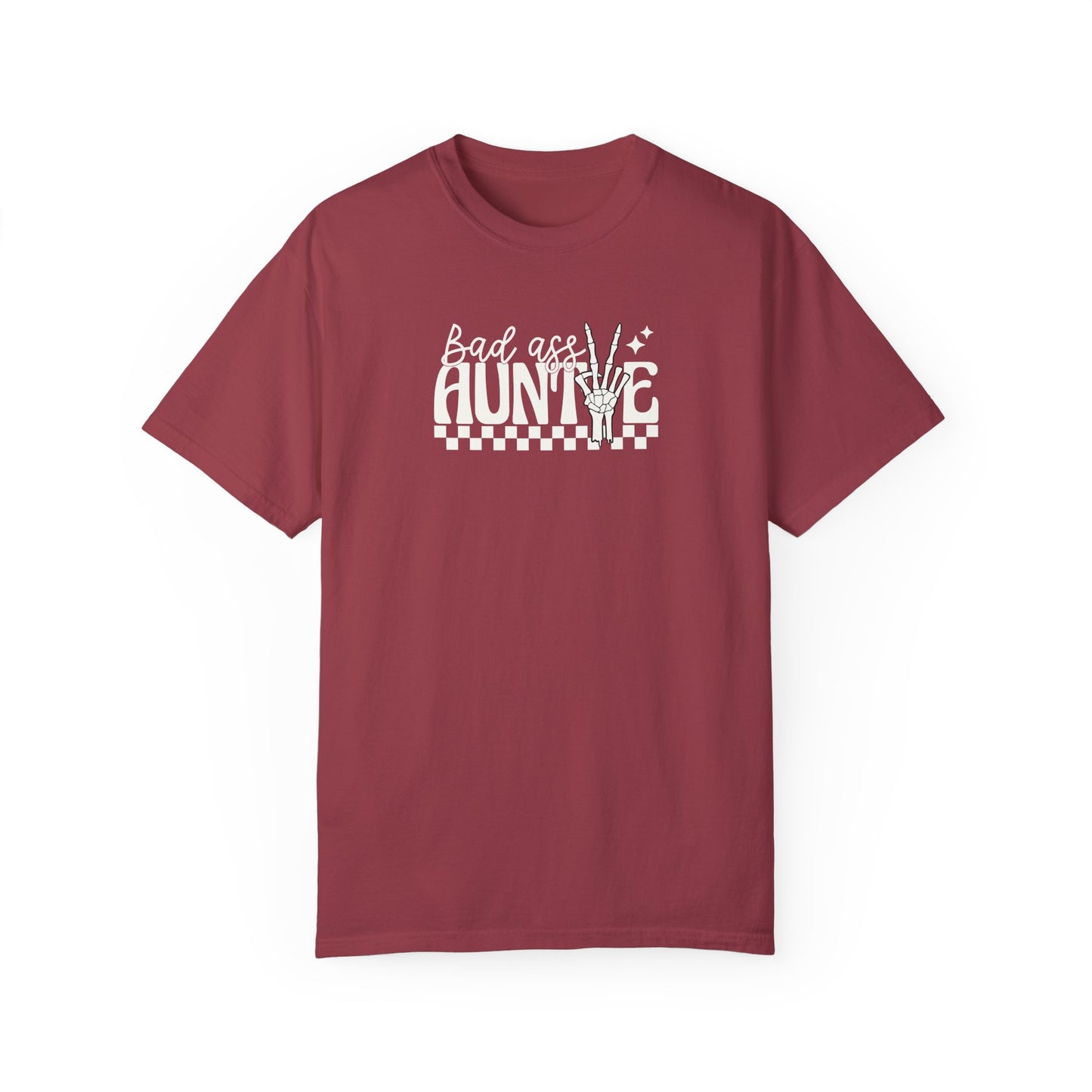 Bad Ass Aunt Unisex Garment-Dyed T-Shirt - Comfortable and Stylish Gift for Aunts
