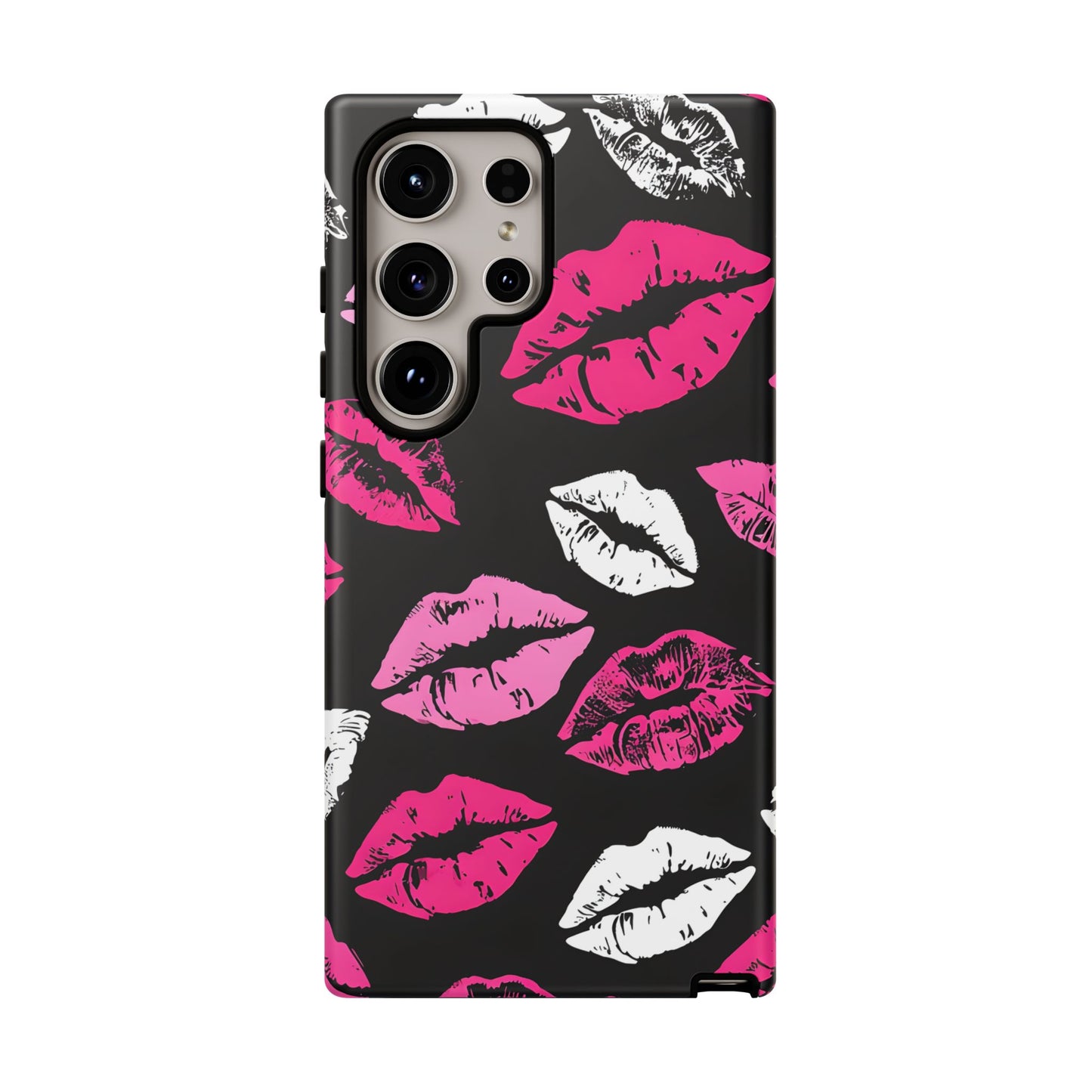 Lips Print iPhone Case - Stylish Tough Phone Cover