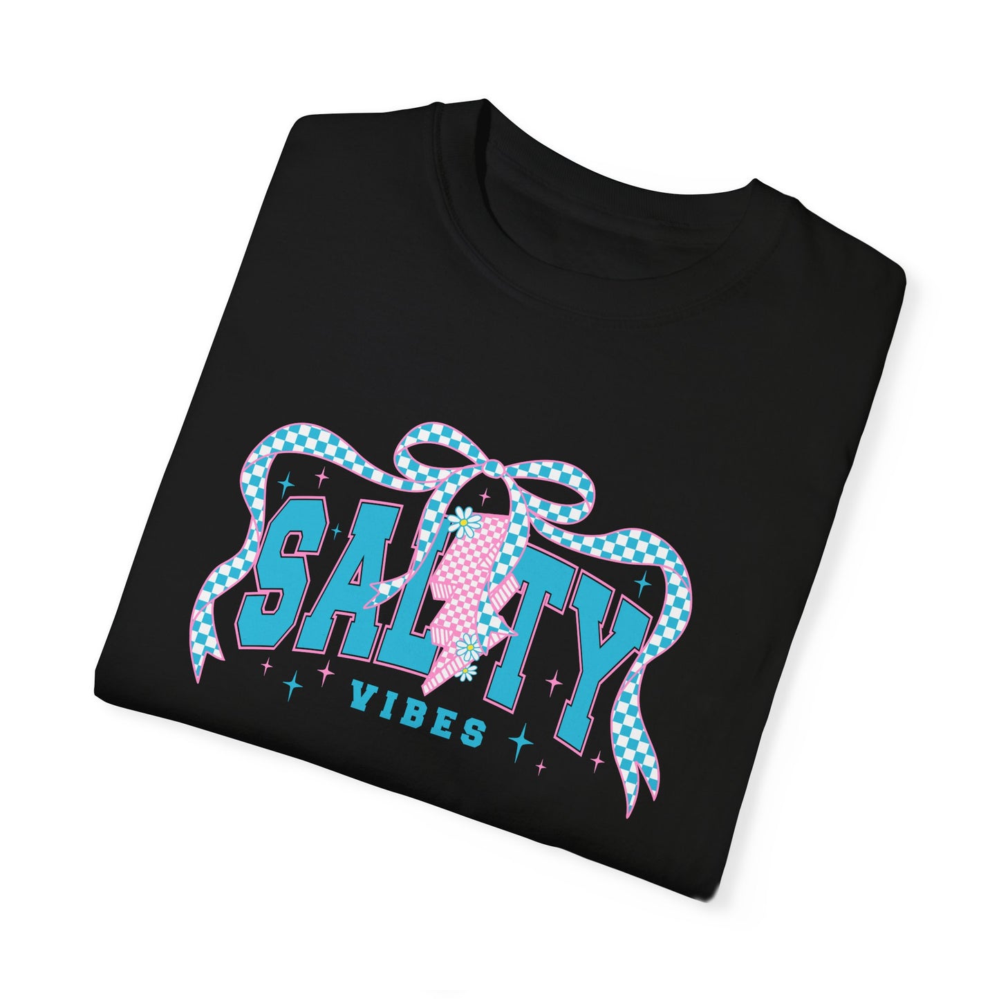 Salty Vibes Unisex Garment-Dyed T-Shirt
