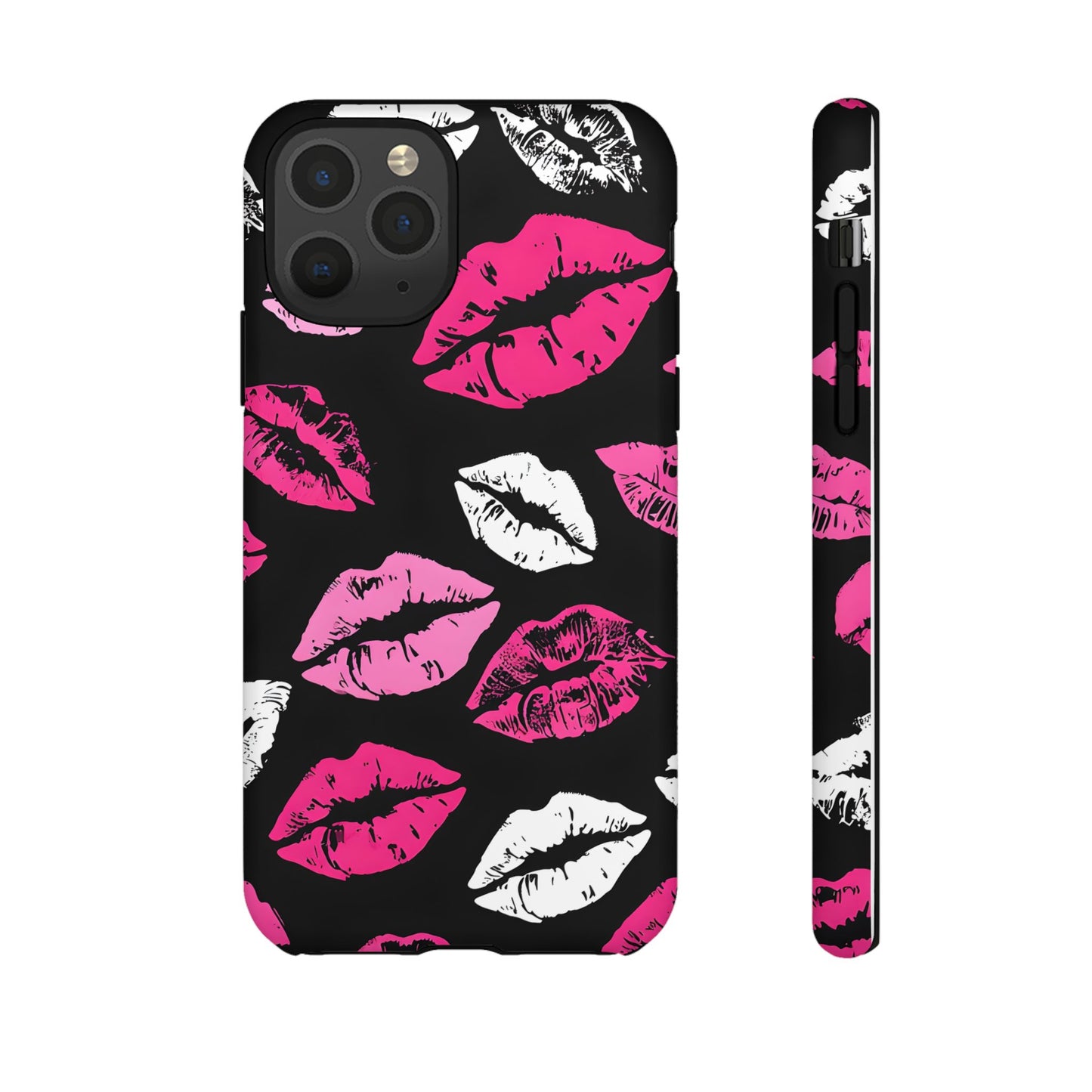 Lips Print iPhone Case - Stylish Tough Phone Cover