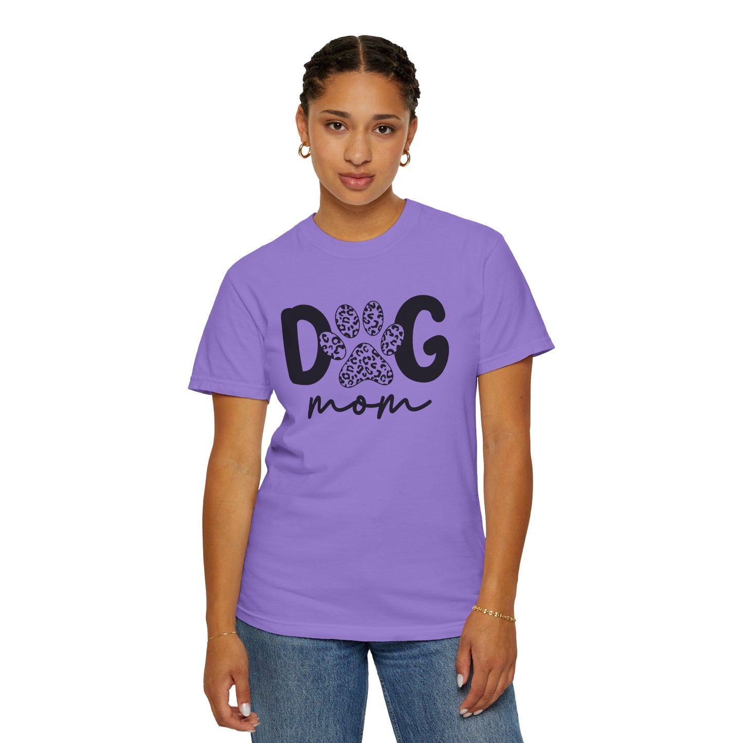 Cute Dog Mom Garment-Dyed T-Shirt | Perfect Gift for Pet Lovers