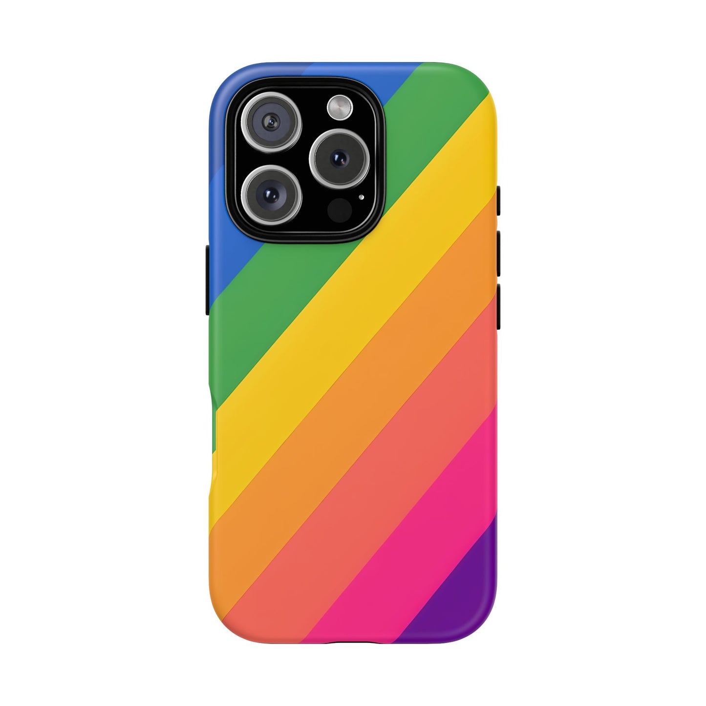 Vibrant Rainbow Phone Case - Tough & Stylish