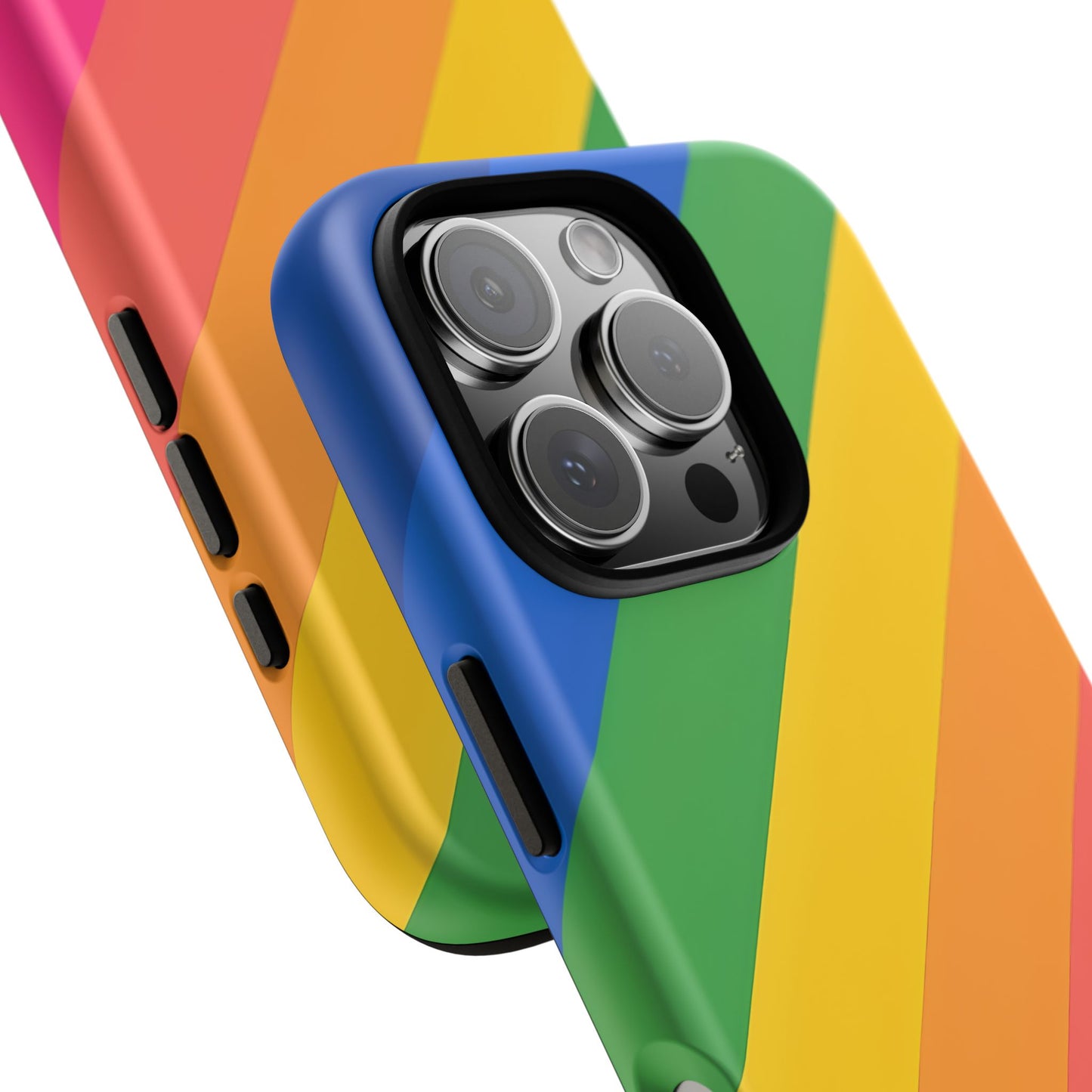 Vibrant Rainbow Phone Case - Tough & Stylish