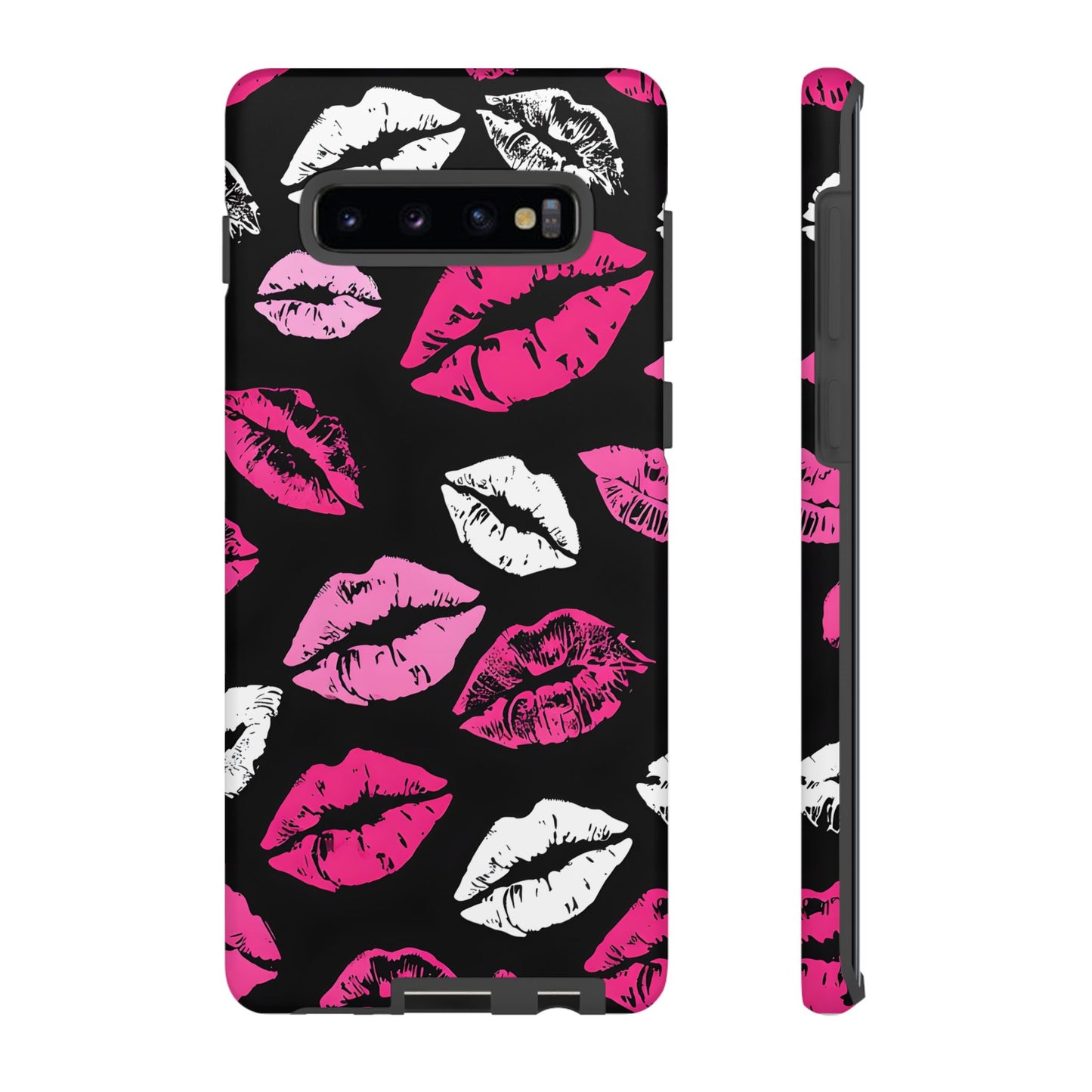 Lips Print iPhone Case - Stylish Tough Phone Cover