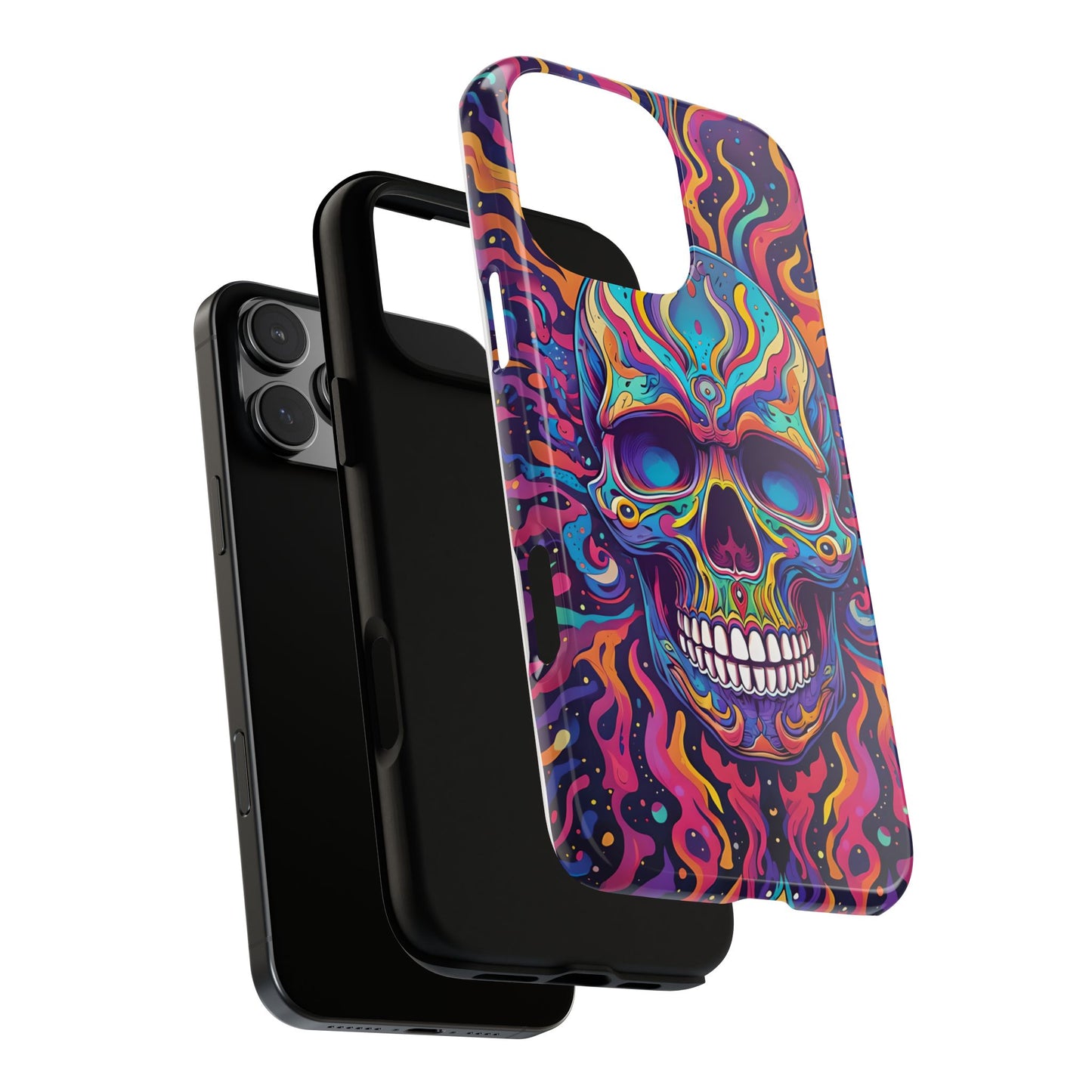 Colorful Skull Phone Case - Tough Cases for Bold Personalities