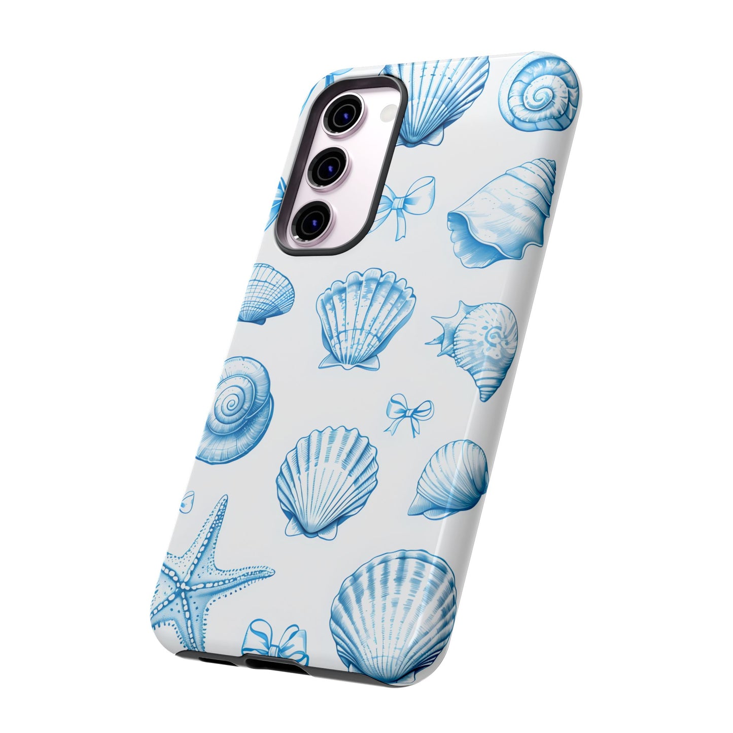 Coquette-Coastal Ocean-Themed Phone Case - Seashell and Starfish Design