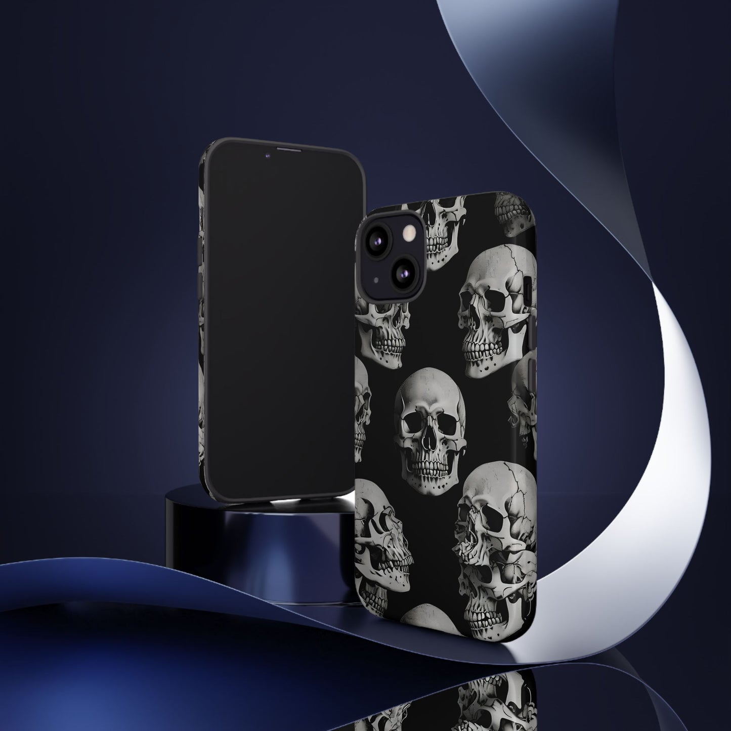 Skull Print Phone Case - Tough Cases for Bold Style
