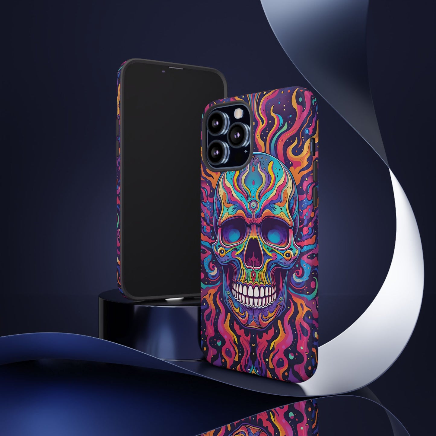 Colorful Skull Phone Case - Tough Cases for Bold Personalities