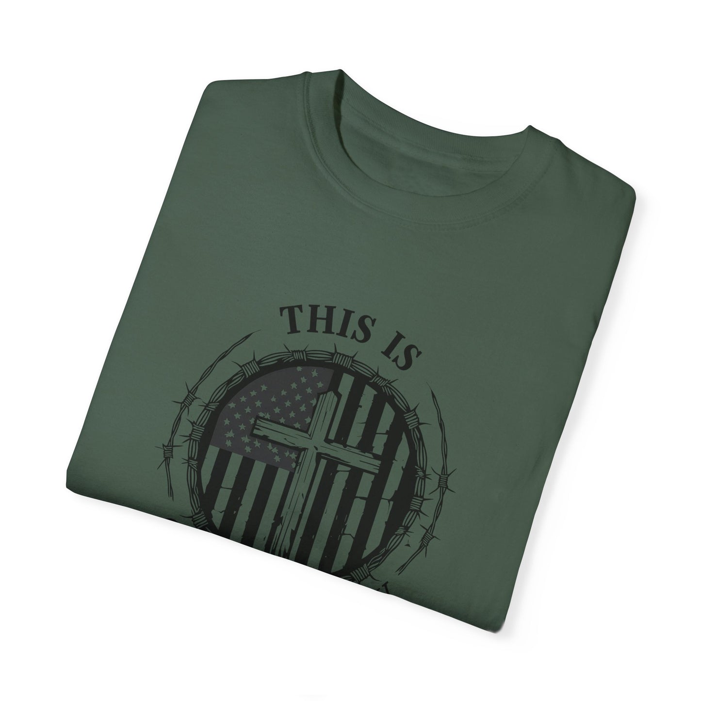 Unisex God’s Country Graphic T-Shirt - Patriotic Design