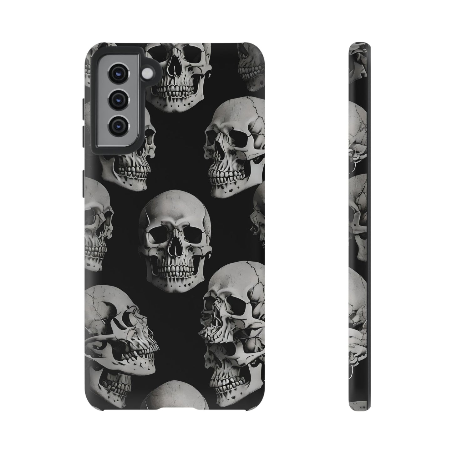 Skull Print Phone Case - Tough Cases for Bold Style