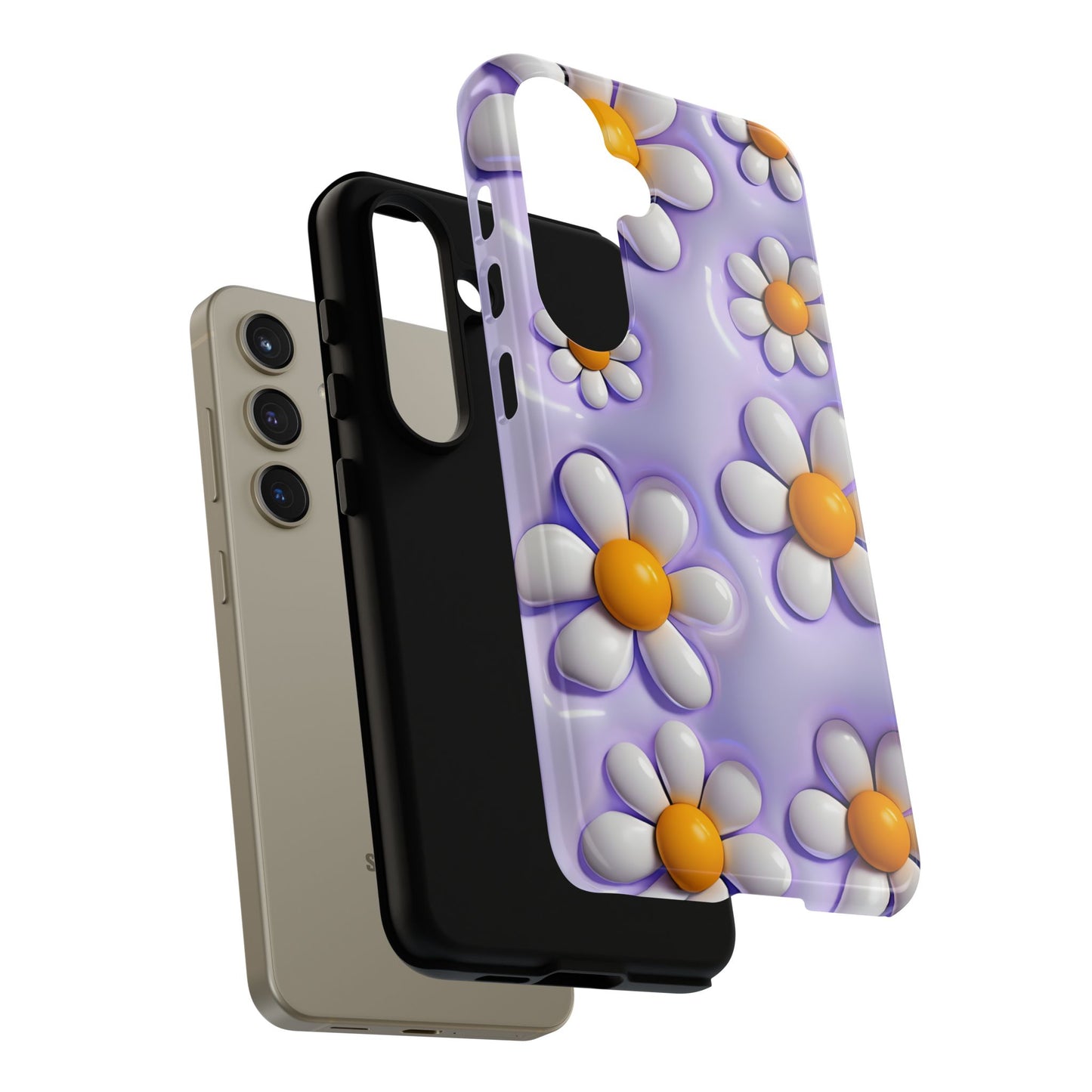 Daisy Floral Phone Case - Tough Cases for Flower Power Vibes
