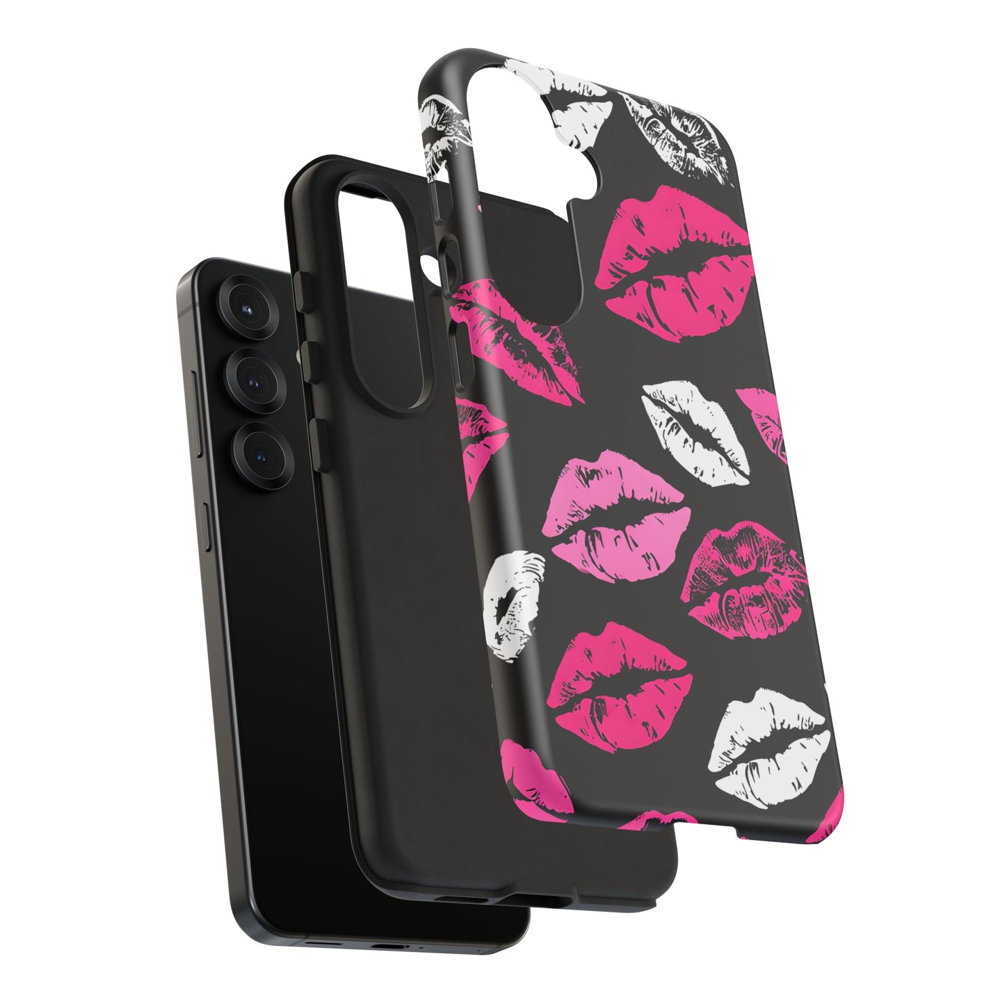Lips Print iPhone Case - Stylish Tough Phone Cover