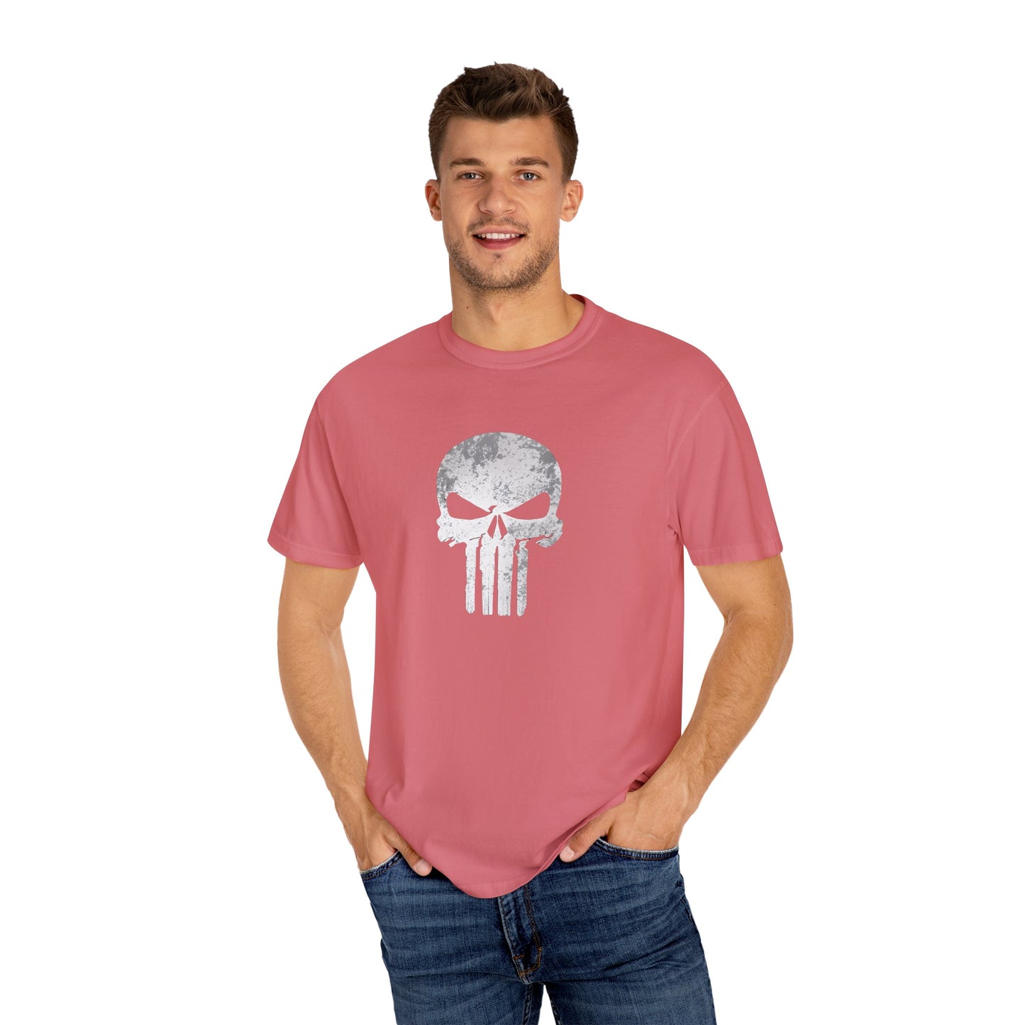 Unisex Skull Graphic T-Shirt - Trendy, Casual Wear for Edgy Style