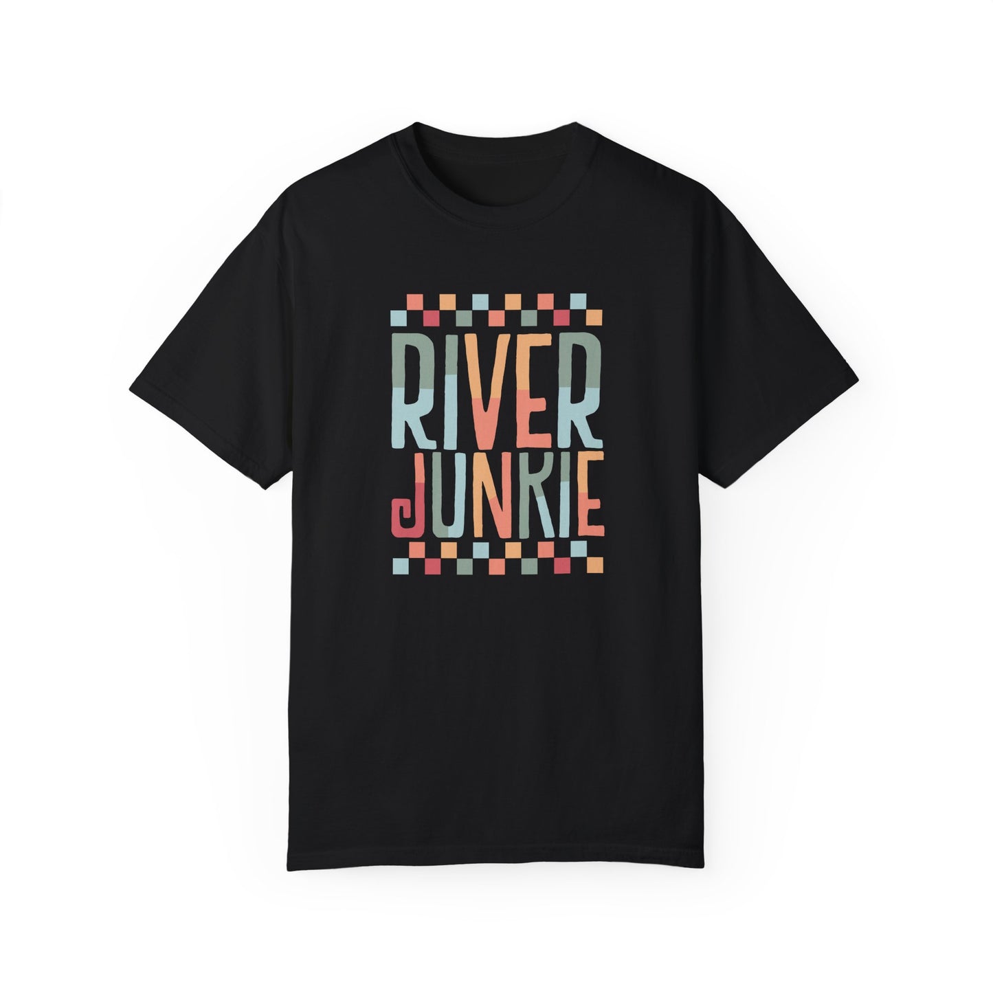 River Junkie Unisex Garment-Dyed T-Shirt - Perfect for Adventure Lovers