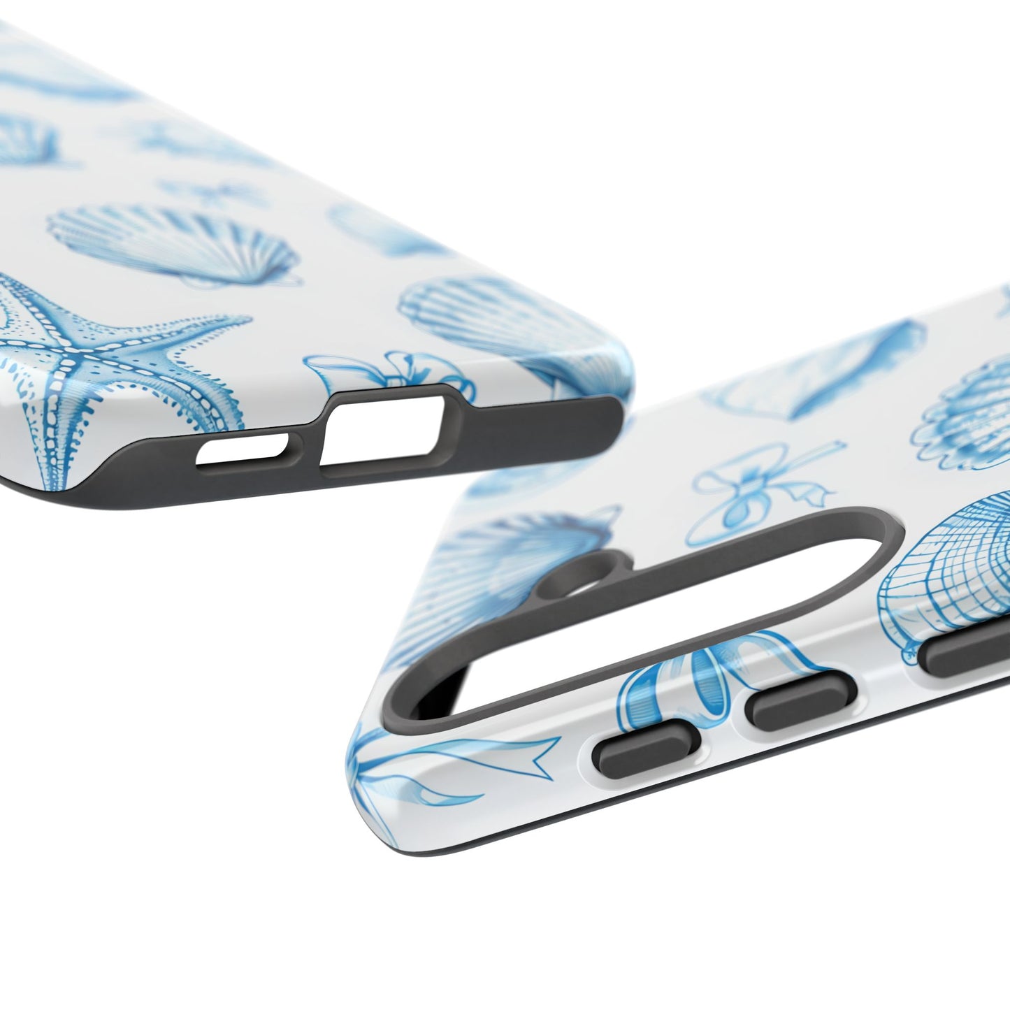 Coquette-Coastal Ocean-Themed Phone Case - Seashell and Starfish Design