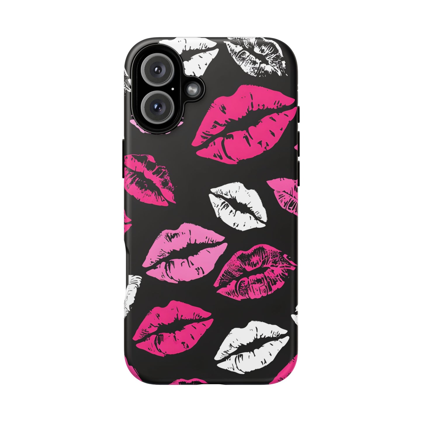 Lips Print iPhone Case - Stylish Tough Phone Cover