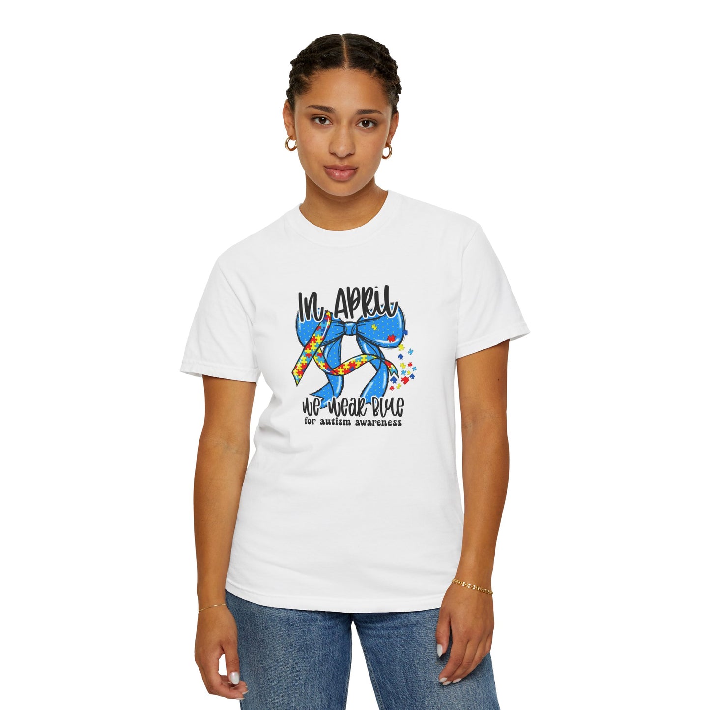 Autism Awareness T-Shirt - We Wear Blue for April